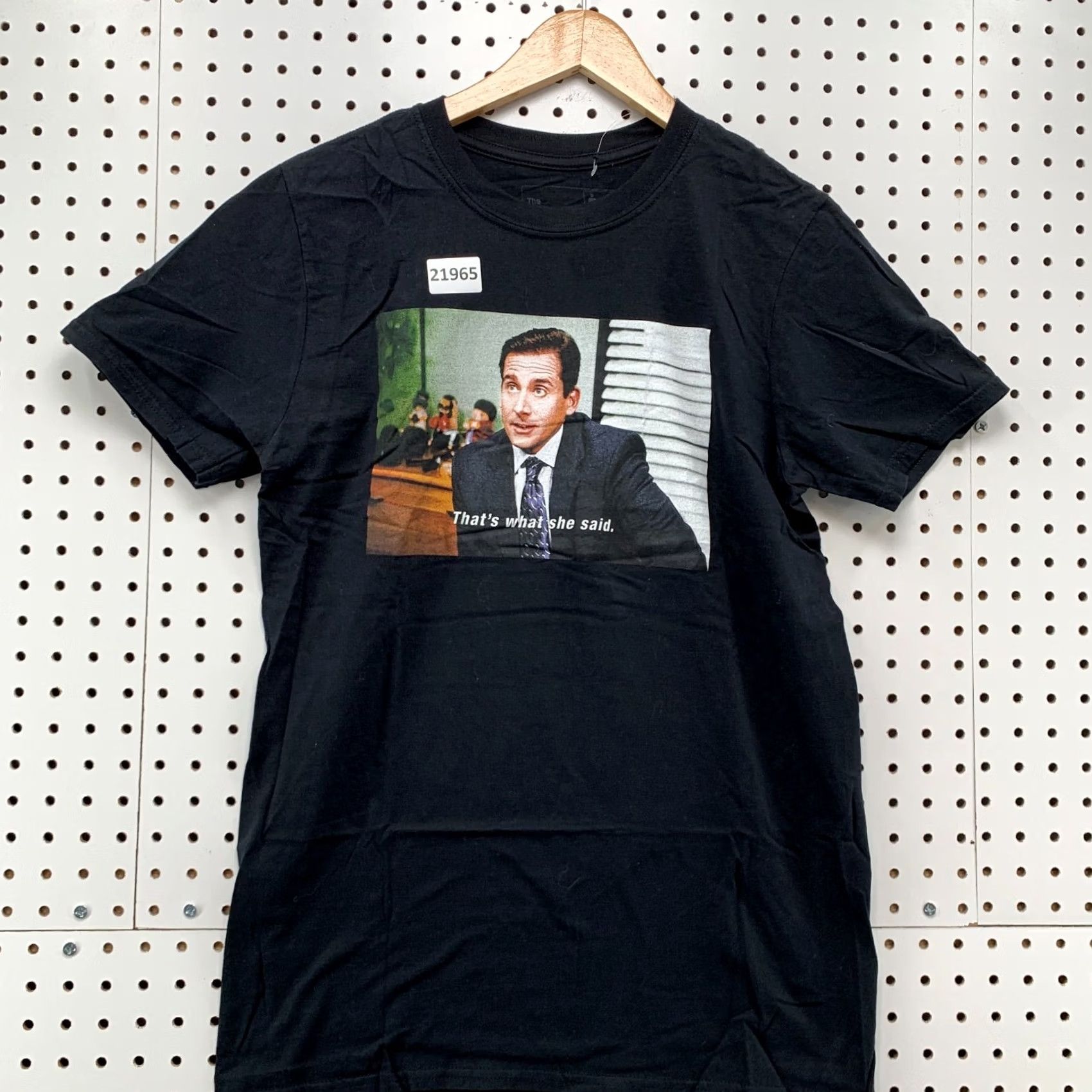Vintage The OFFICE Shirt Black That’s What She Said Adult Medium 19x28.5 Funny TV TEE Size US M / EU 48-50 / 2 - 6 Thumbnail