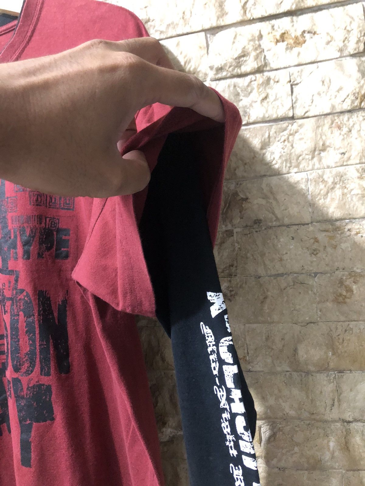 14th Addiction Y2K Double Layer Mind Games Poem Long Sleeve Size US M / EU 48-50 / 2 - 3 Thumbnail
