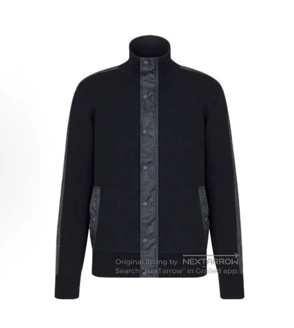 Dior Dior navy blue logo patchwork wool zip coat. Size US S / EU 44-46 / 1 - 1 Thumbnail