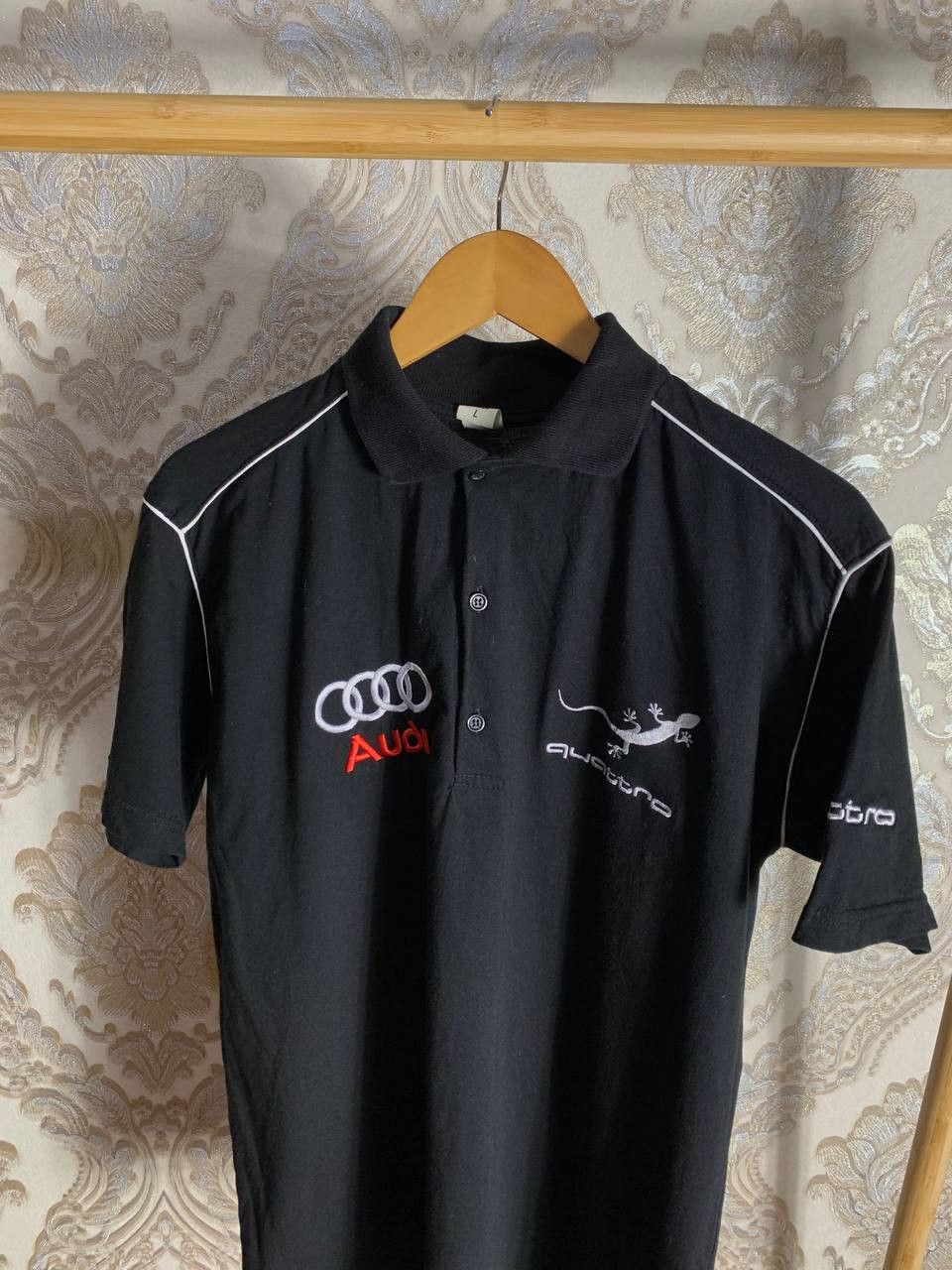 NASCAR Vintage Audi Quattro Racing T-shirt Motorcycle Y2K 90s Size US L / EU 52-54 / 3 - 2 Thumbnail