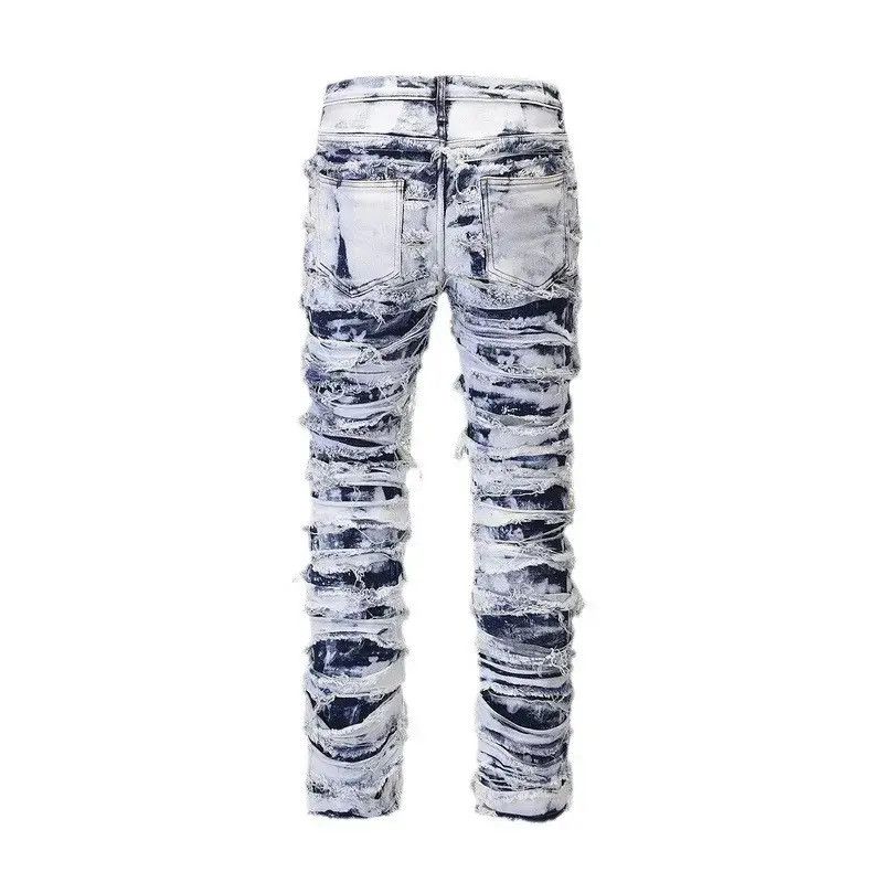 Japanese Brand Retro loose straight leg high street jeans Size US 32 / EU 48 - 5 Thumbnail