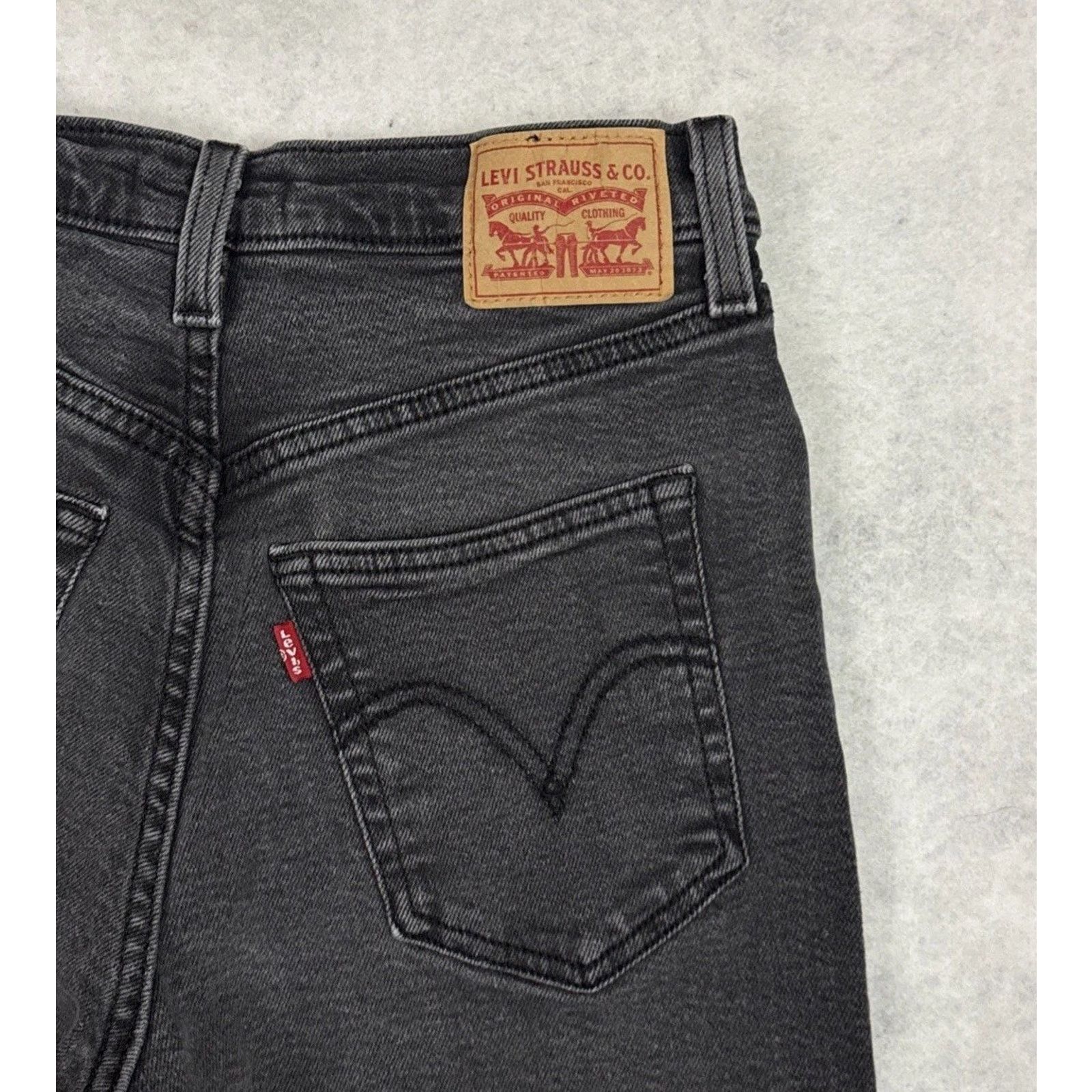 Levi's Levi’s Ribcage Straight Ankle Jeans Women Size 28 Black Size 28" / US 6 / IT 42 - 9 Thumbnail