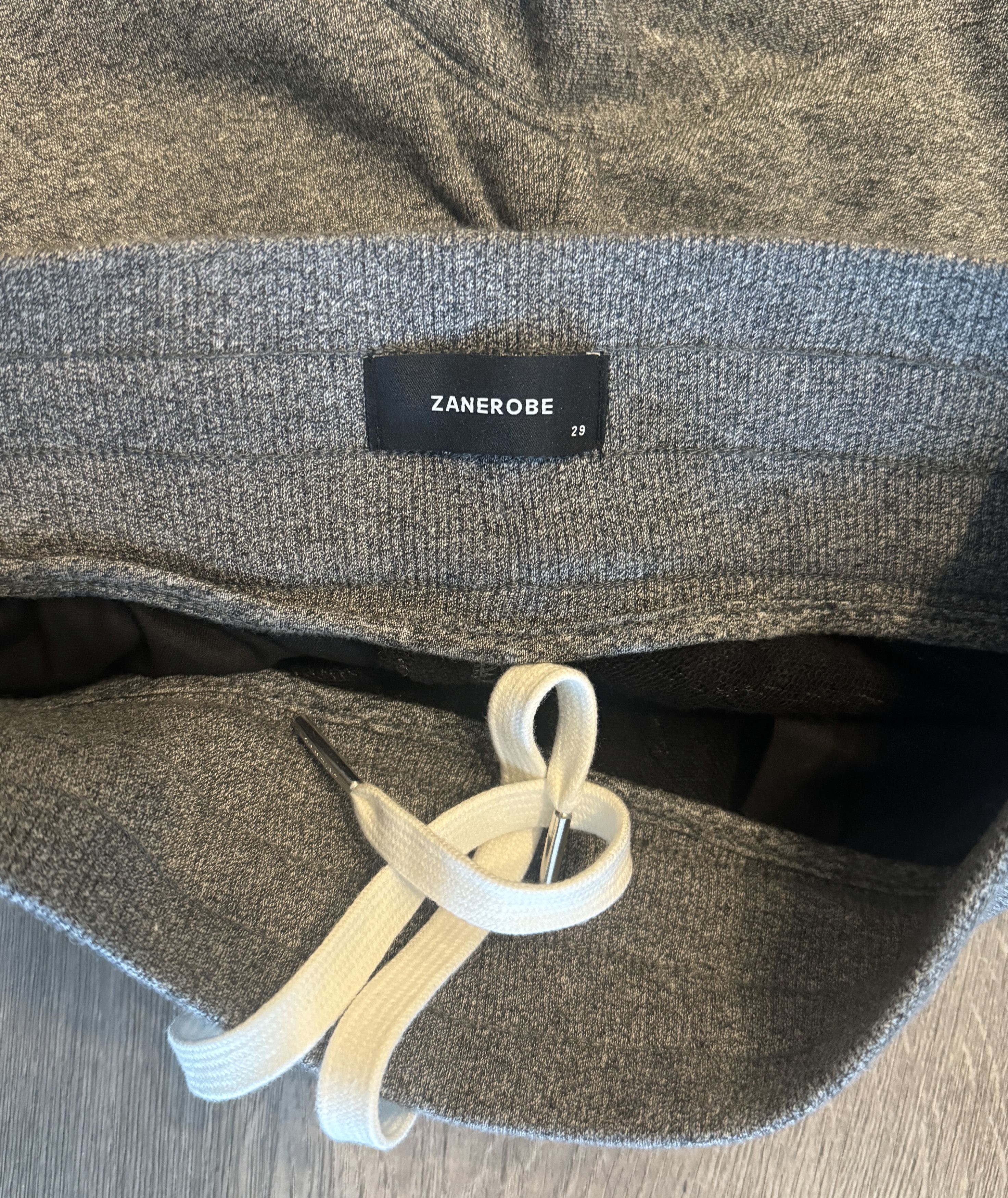 Zanerobe Zanerobe Mens Grey Joggers Sweats Size 29 Size US 29 - 3 Thumbnail