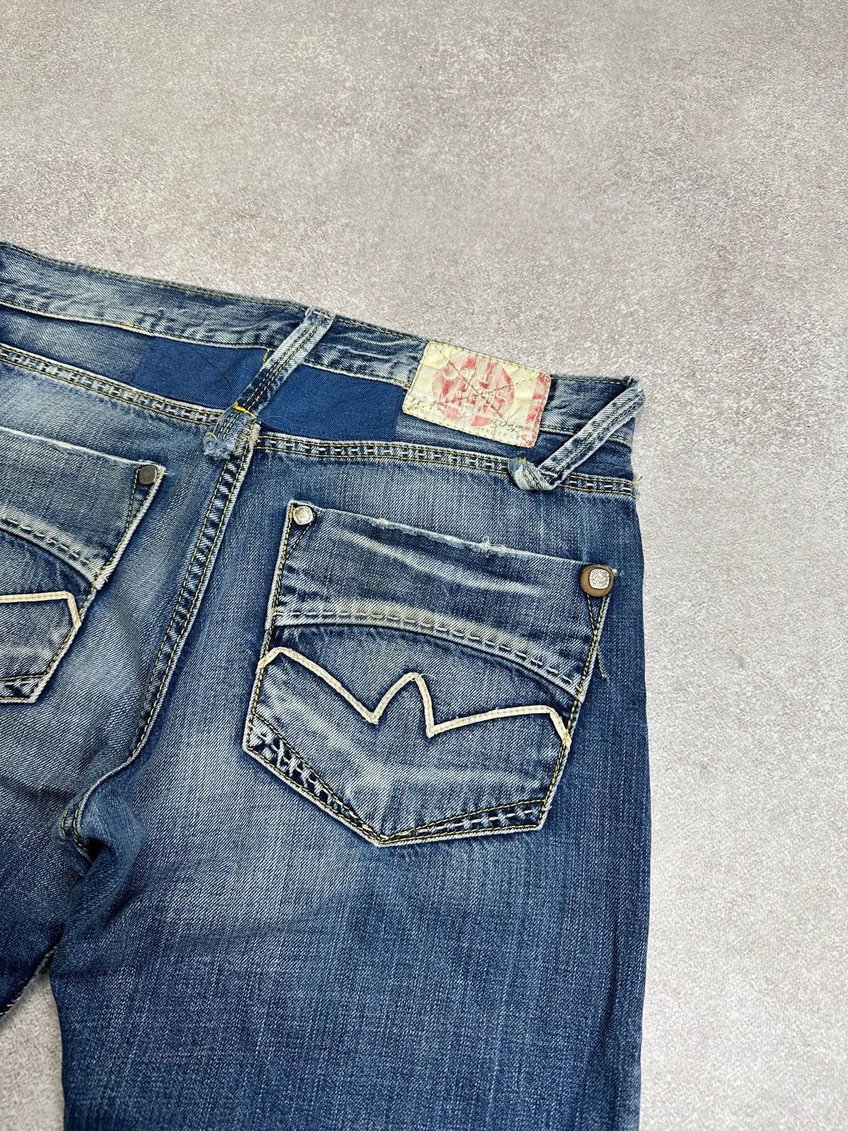 Japanese Brand Vintage Japrag Japanese Grunge Avantgarde Baggy Jeans Rare Size US 30 / EU 46 - 13 Thumbnail
