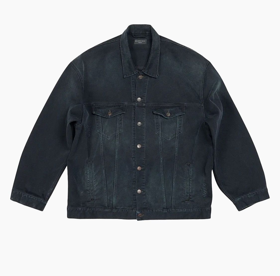 Balenciaga Balenciaga BB Icon Denim Jacket SZ 3 NWT Size US XL / EU 56 / 4 - 3 Thumbnail