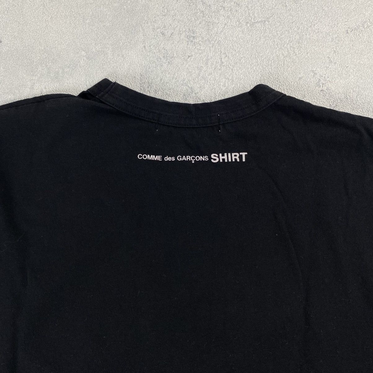 Comme des Garcons SHIRT Comme des Garcons Black T-shirt Size US S / EU 44-46 / 1 - 7 Thumbnail