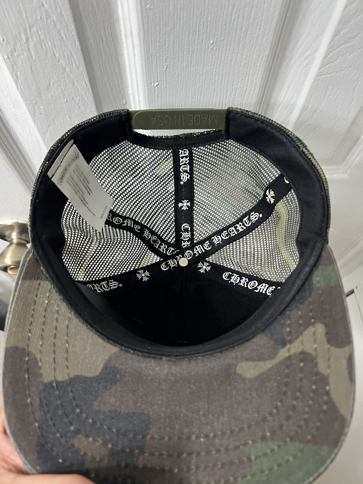 Chrome Hearts Chrome Hearts Camo Trucker Hat Size ONE SIZE - 4 Thumbnail