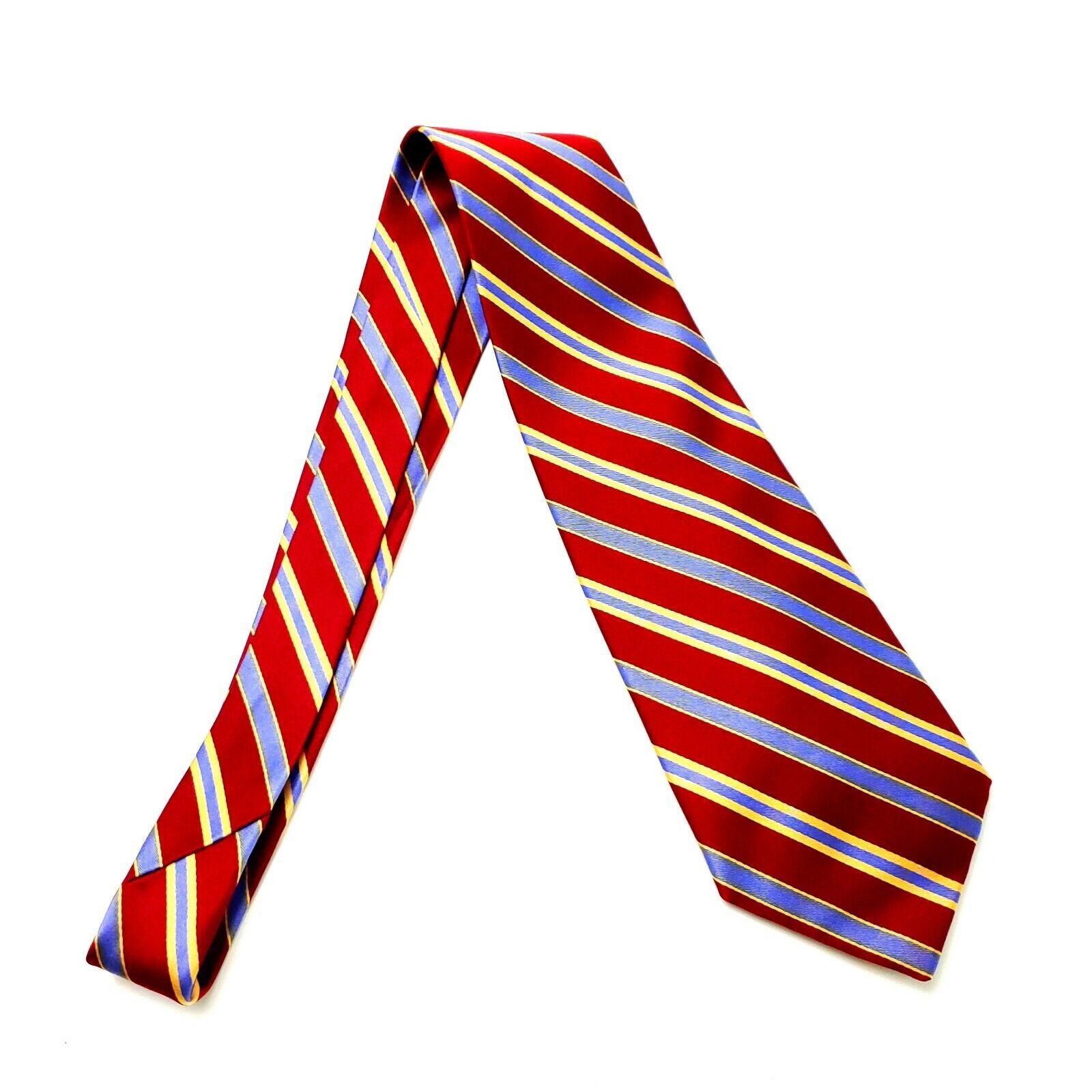 Nordstrom Nordstrom Best Of Class Nordstrom Silk Tie Red Striped Wide Size ONE SIZE - 6 Thumbnail