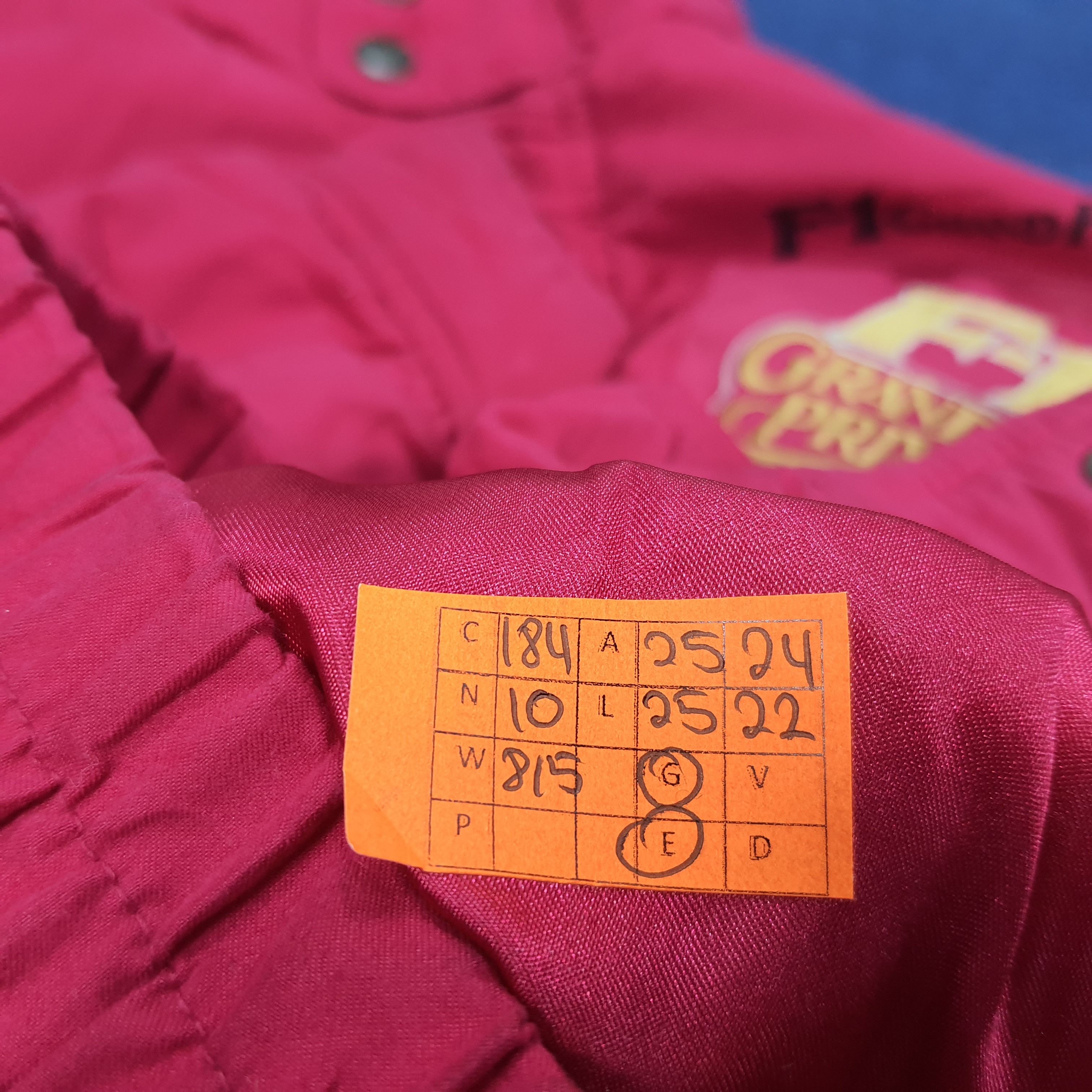 Japanese Brand × Vintage Vintage F-1 Grand Prix 1990 Motorsports Jacket Size US XL / EU 56 / 4 - 10 Thumbnail