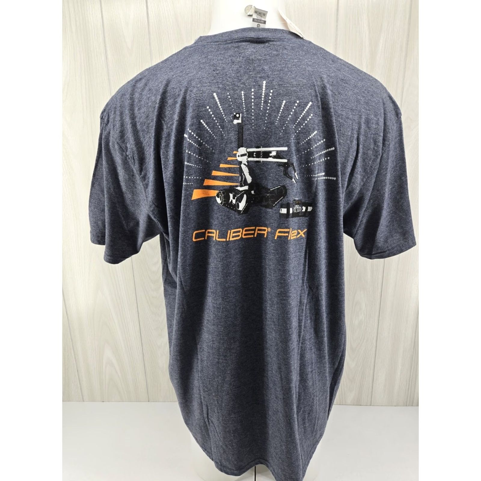 Gildan ICOR TECHNOLOGY Caliber Robot T Shirt Size 2XL Gray Blue Men's T-Shirt Short Sleeve 2XL Gray Size US XXL / EU 58 / 5 - 2 Thumbnail