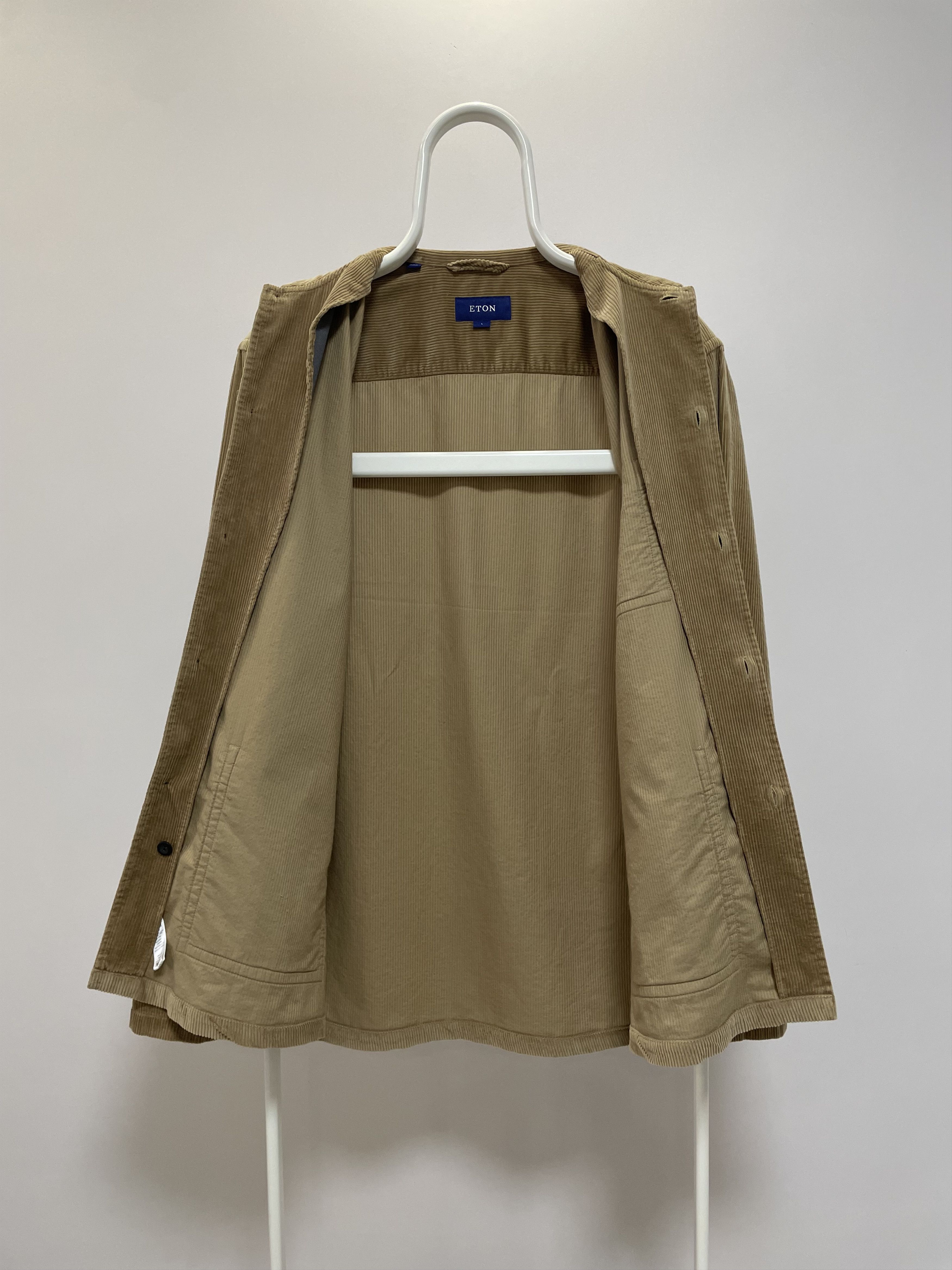 Eton ETON Overshirt Corduroy Brown Light Jacket Shirt Blazer Coat Size US L / EU 52-54 / 3 - 7 Thumbnail