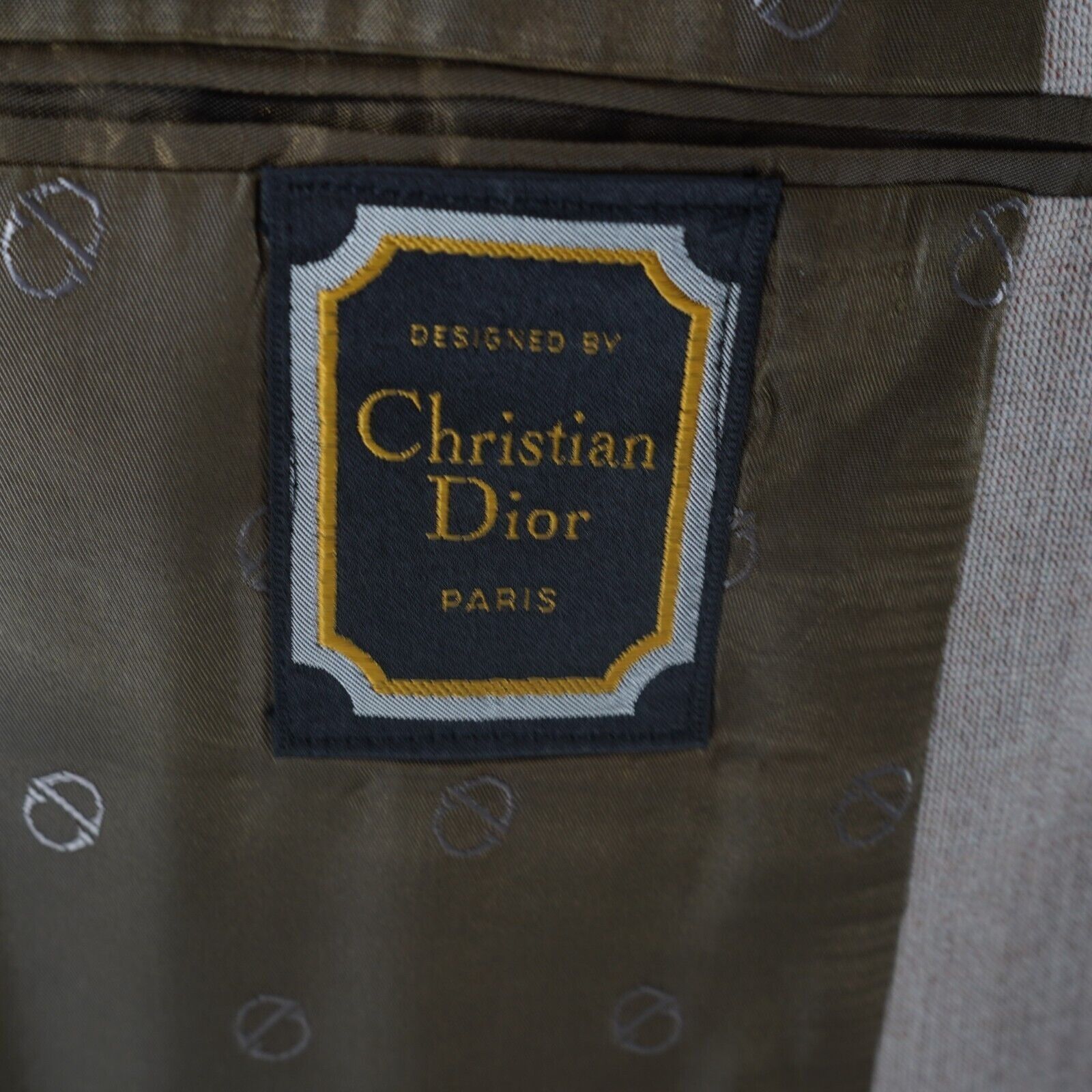 Hart Schaffner Marx Hart Schaffner Marx Christian Dior Wool Tan Red Green Check Size 40L - 8 Thumbnail