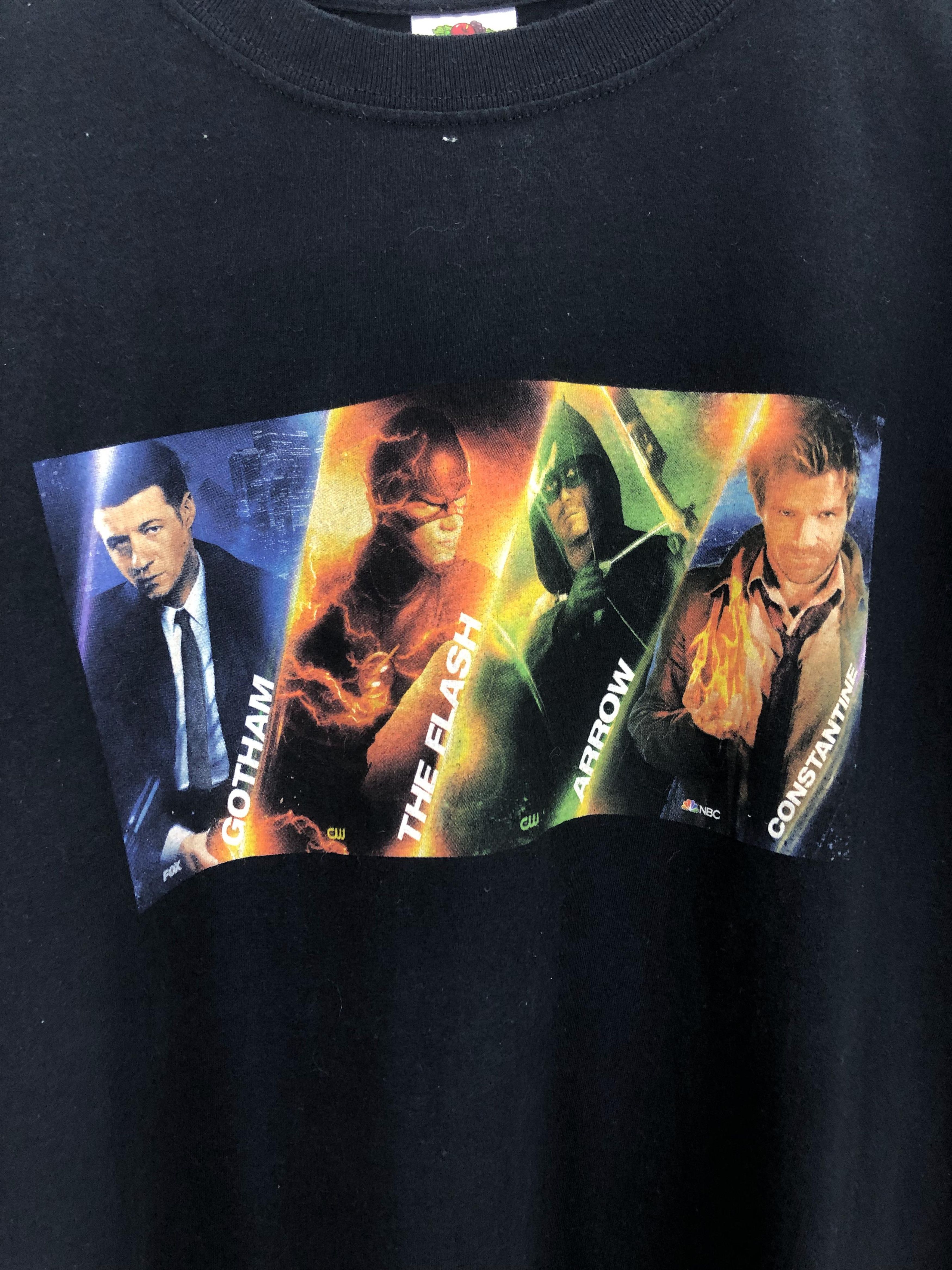 DC Comics × Vintage × Warner Bros Vintage Warner Bros DC Entertainment Superhero Tee TA0361 Size US XL / EU 56 / 4 - 12 Thumbnail