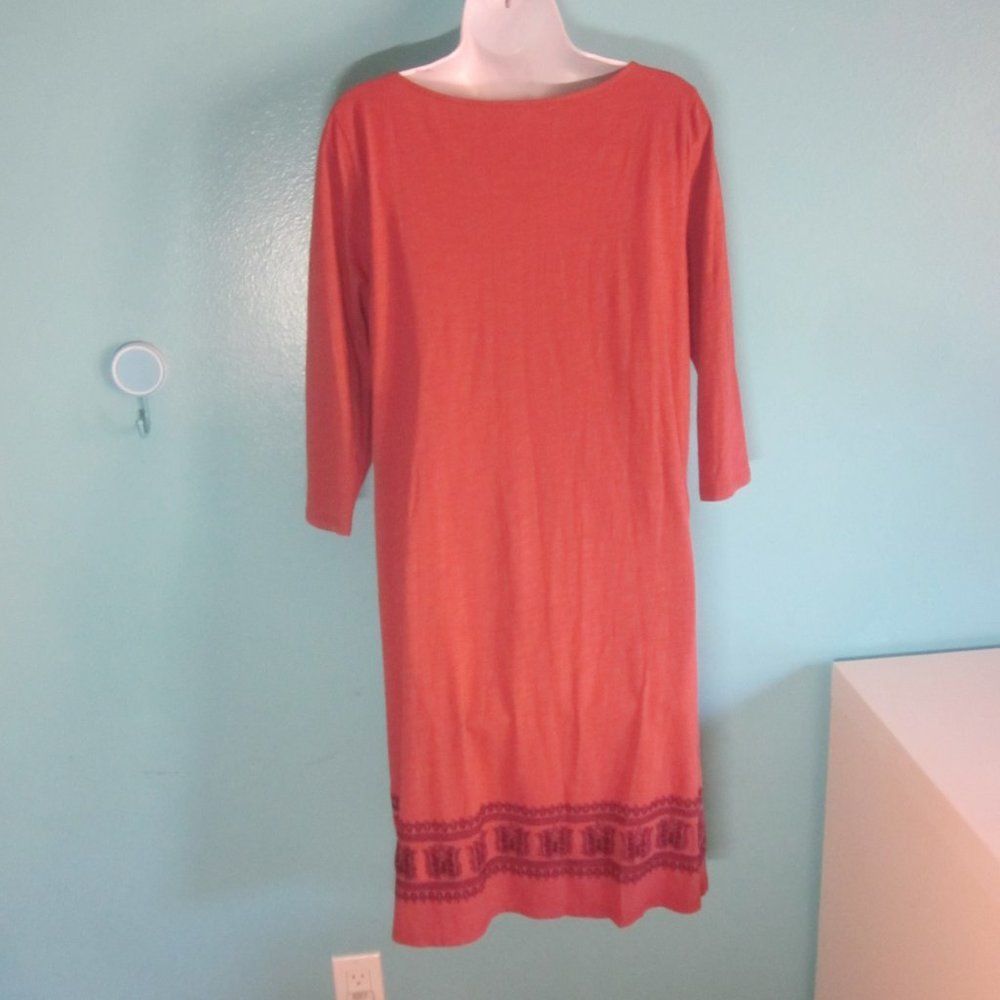 Eileen Fisher Garnet Hill Embroidered Dress Size M Size M / US 6-8 / IT 42-44 - 12 Thumbnail