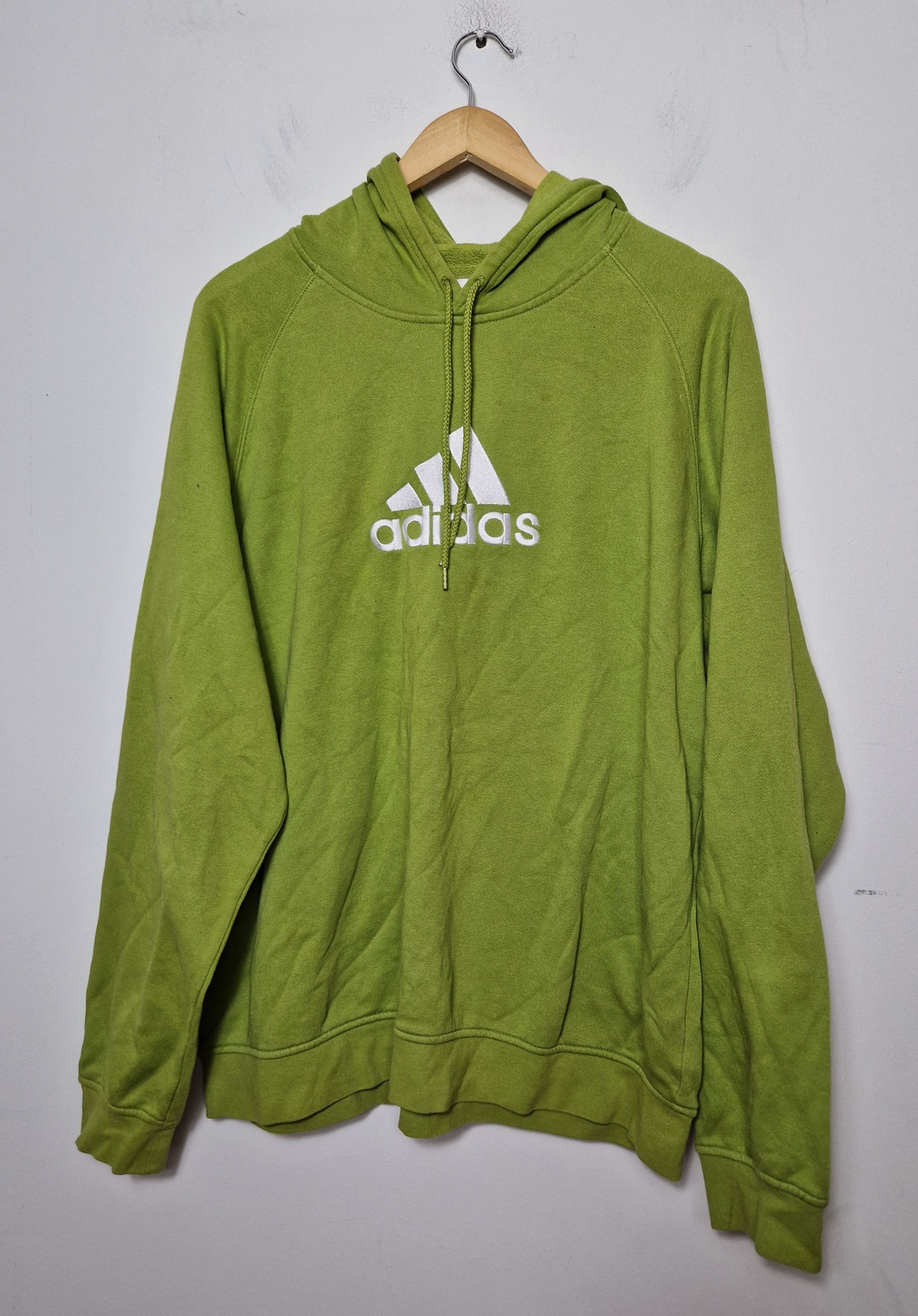 Adidas × Vintage Adidas vintage y2k green sweatshirt Size US L / EU 52-54 / 3 - 1 Thumbnail