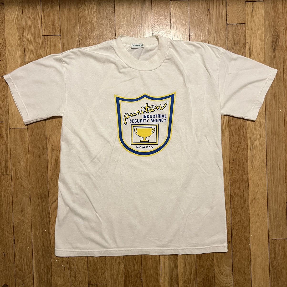Giordano Vintage Manila Philippines Security Large White T Shirt Size US L / EU 52-54 / 3 - 2 Thumbnail