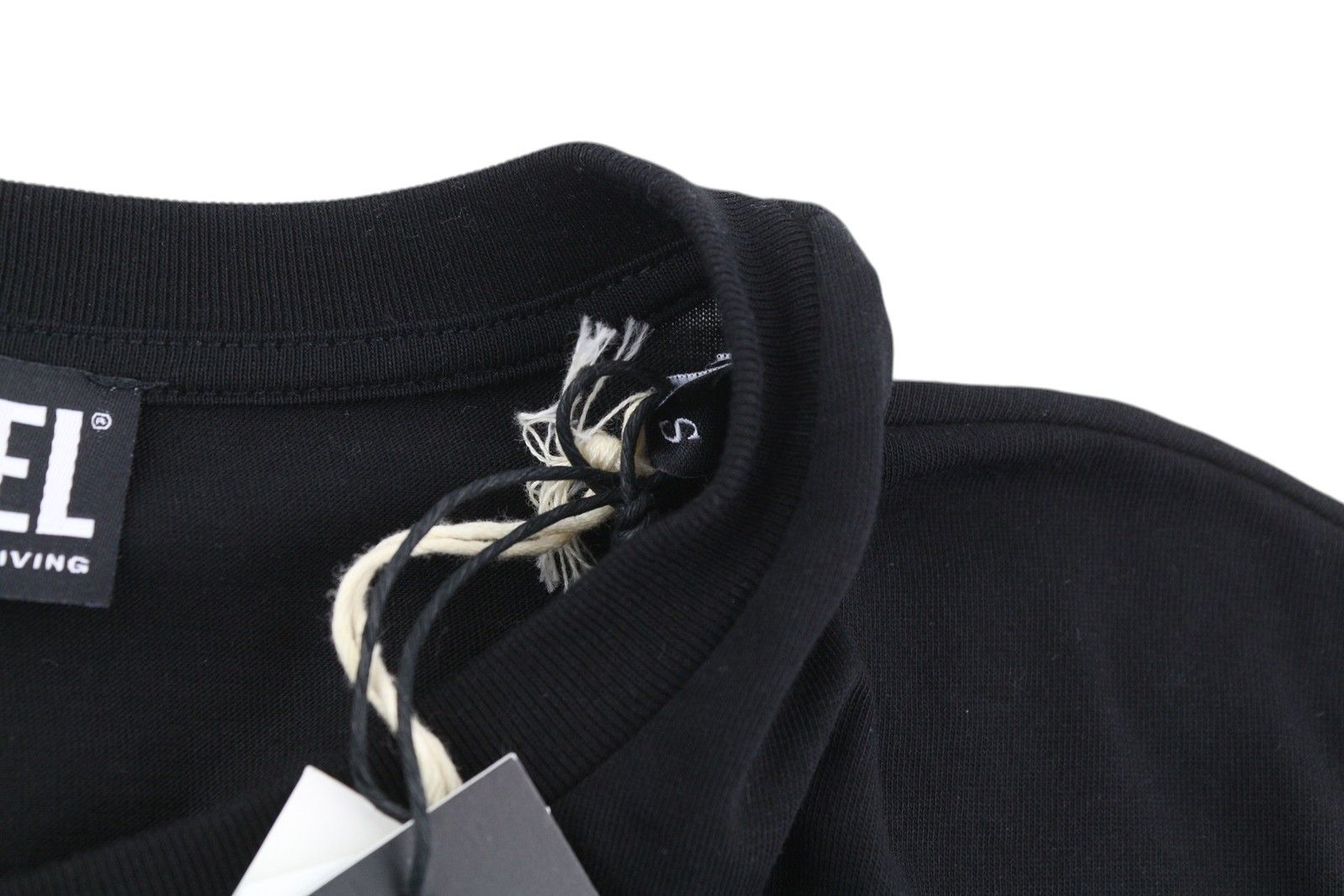 Diesel T-INY-B1 S Black Tricot Crew Collar T-Shirt 84101 Size US S / EU 44-46 / 1 - 6 Thumbnail