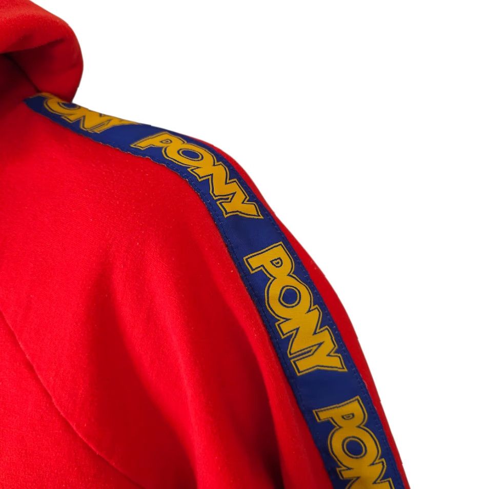 Forever 21 Forever 21 X Pony Sweatshirt Hoodie Womens Size Small Red Crop Top Size S / US 4 / IT 40 - 3 Thumbnail
