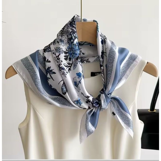 Other ⭐Soft Luxurious Elegant Women Square Silky Scarf Butterflies Size ONE SIZE - 3 Thumbnail