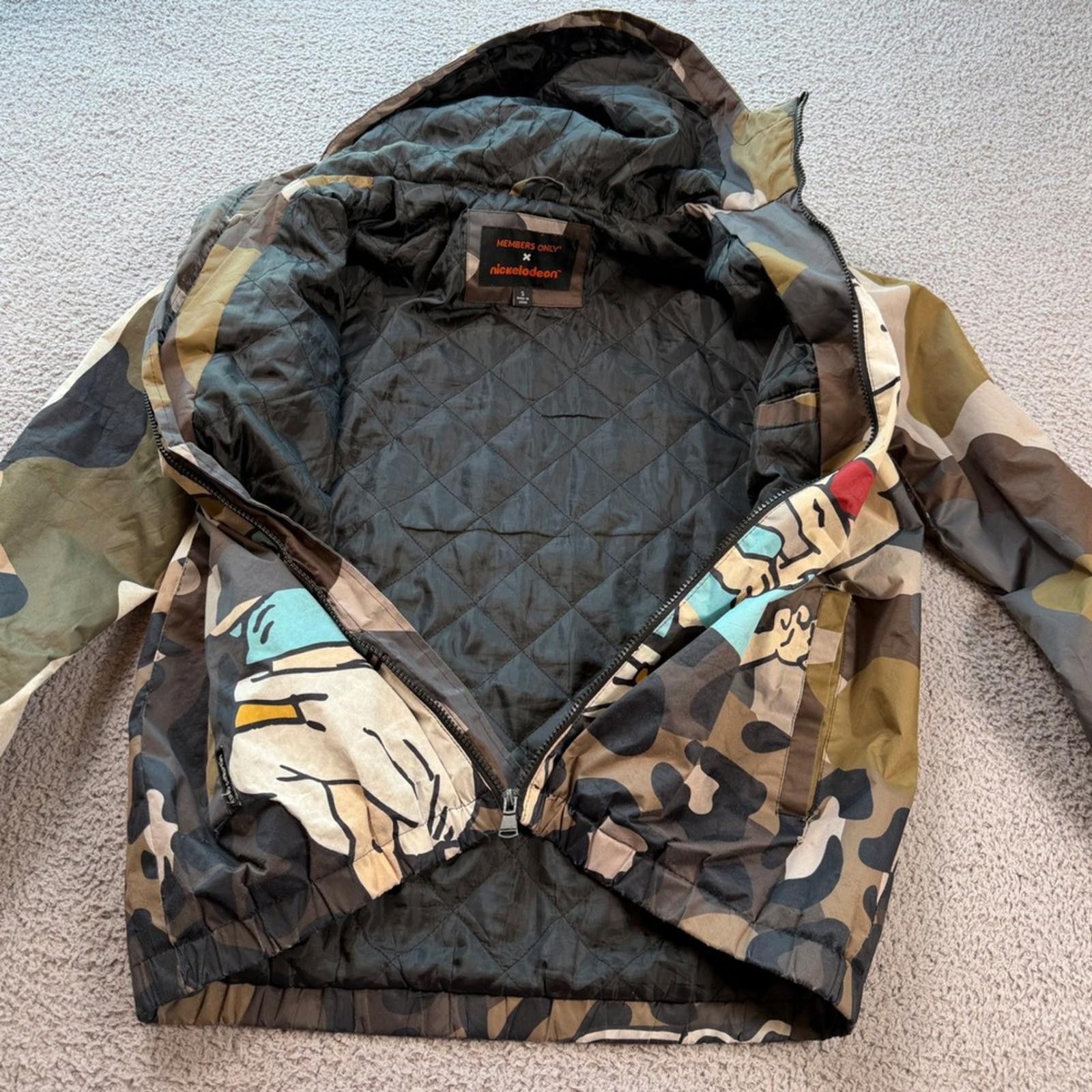 Members Only Members Only x Nickelodeon Rugrats Camo Hooded Jacket Tommy Size US S / EU 44-46 / 1 - 5 Thumbnail