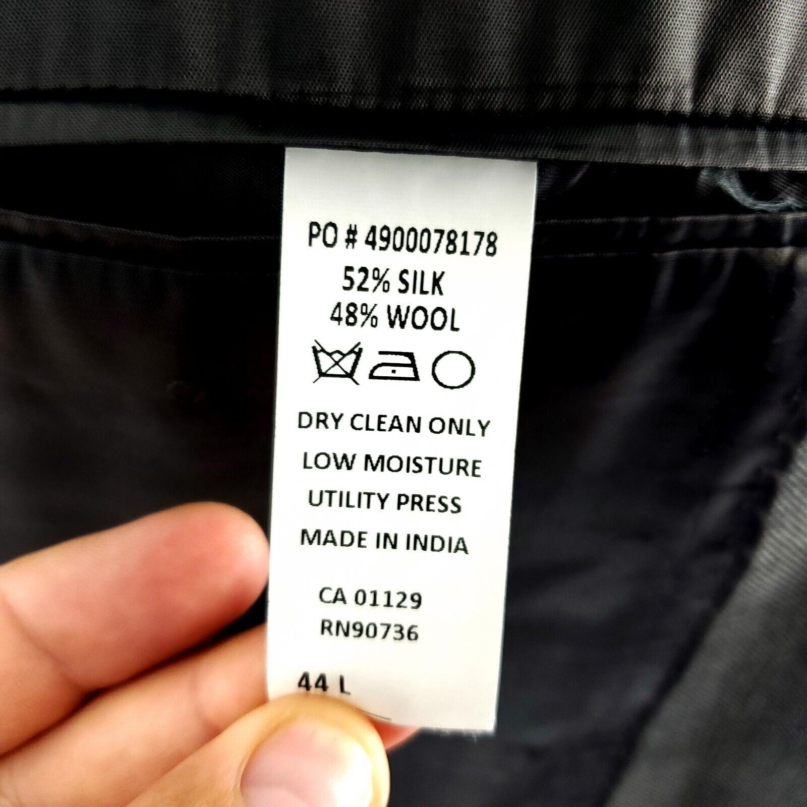 Calvin Klein Calvin Klein Wool Silk 2 Button Blazer 42R Gray Brown Sharks Size 42R - 8 Thumbnail