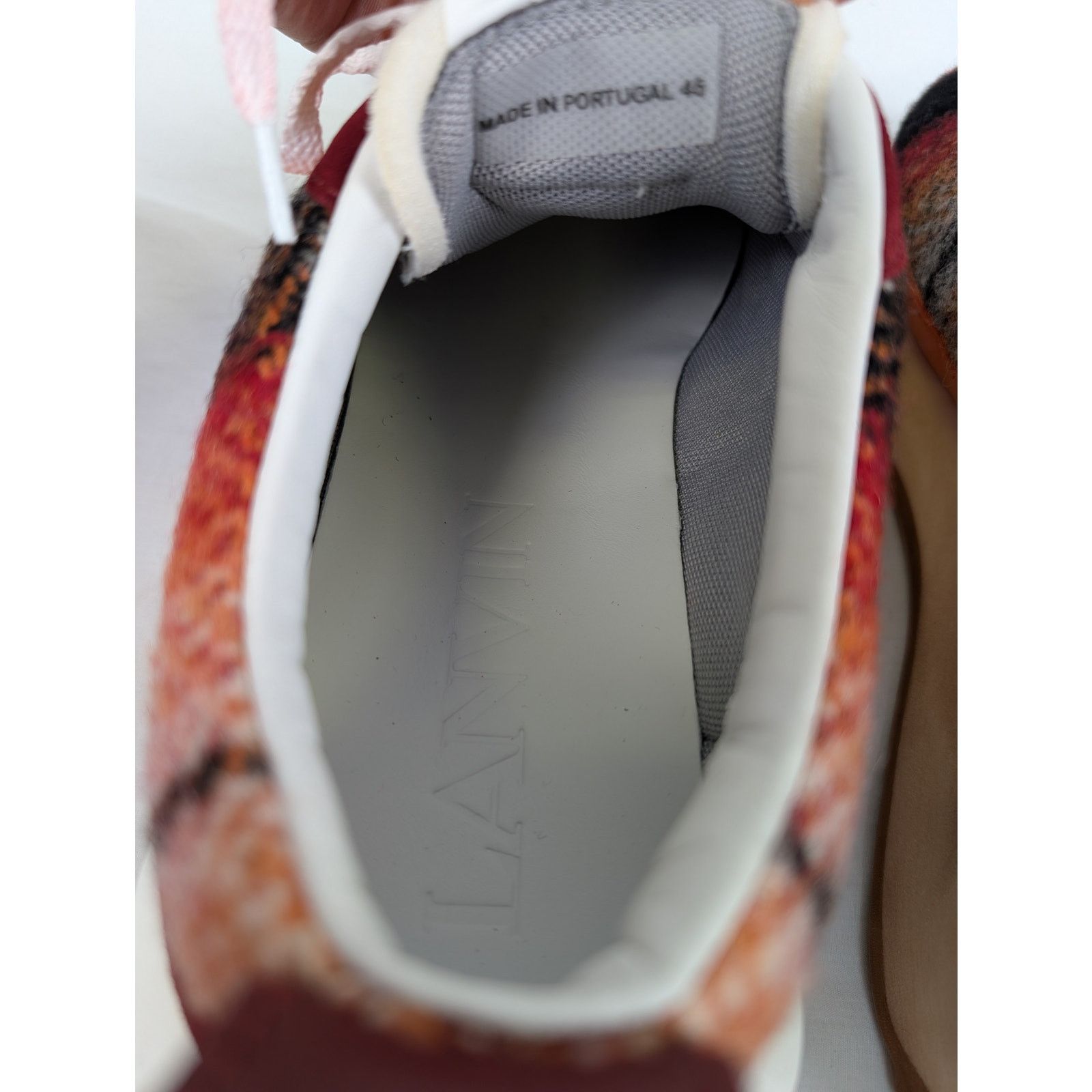 Lanvin o1rshd1 Bumpr Sneakers in Rouge/Orange Size US 12 / EU 45 - 9 Thumbnail