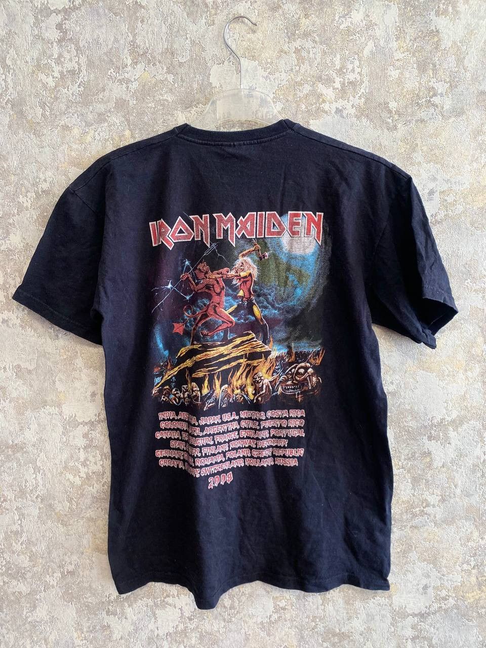 Vintage Iron Maiden “The Number of the Beast” 2007 Tour Tee Size US L / EU 52-54 / 3 - 2 Thumbnail