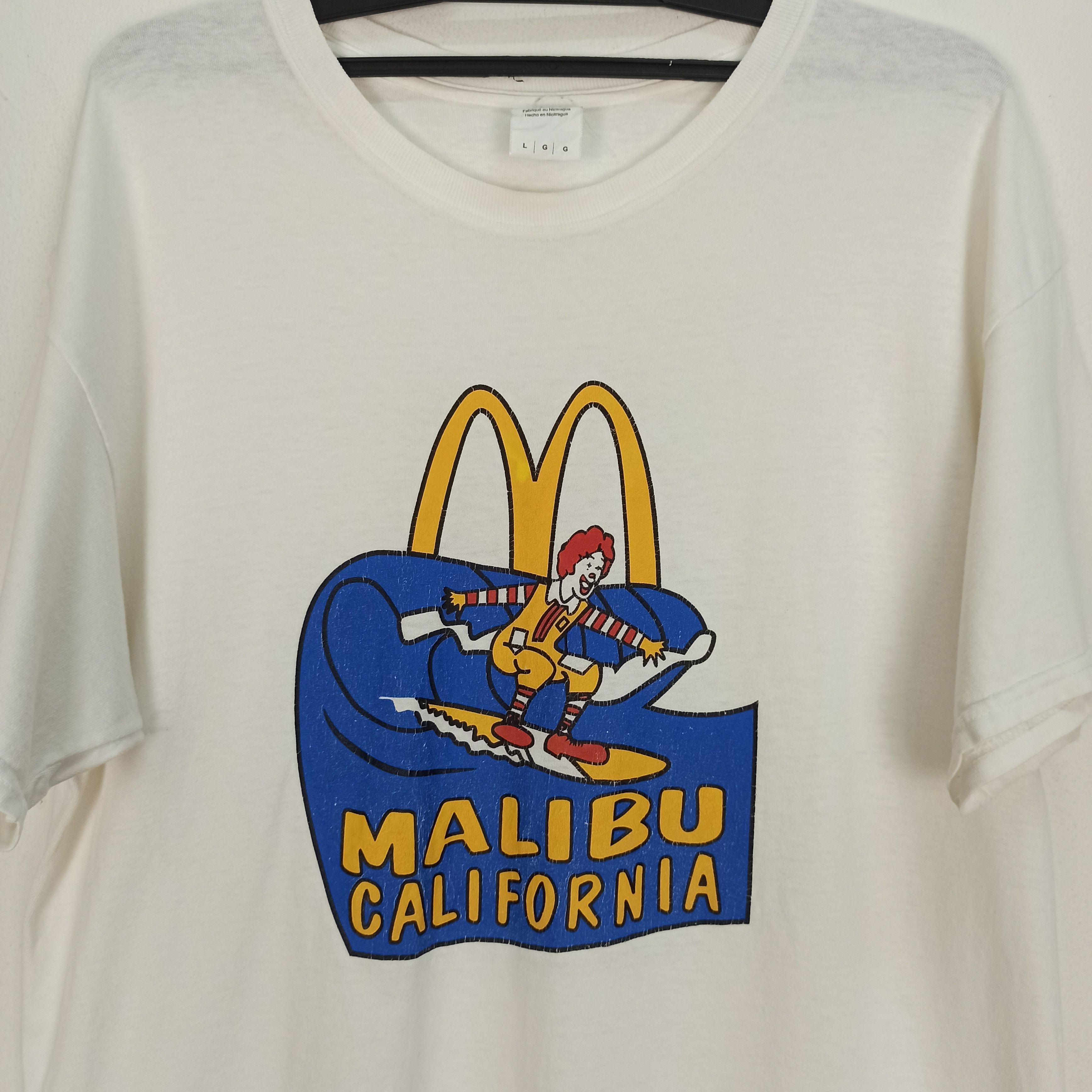 California Republic Rare Mcdonalds Malibu California Promo Tshirt Size US L / EU 52-54 / 3 - 2 Thumbnail