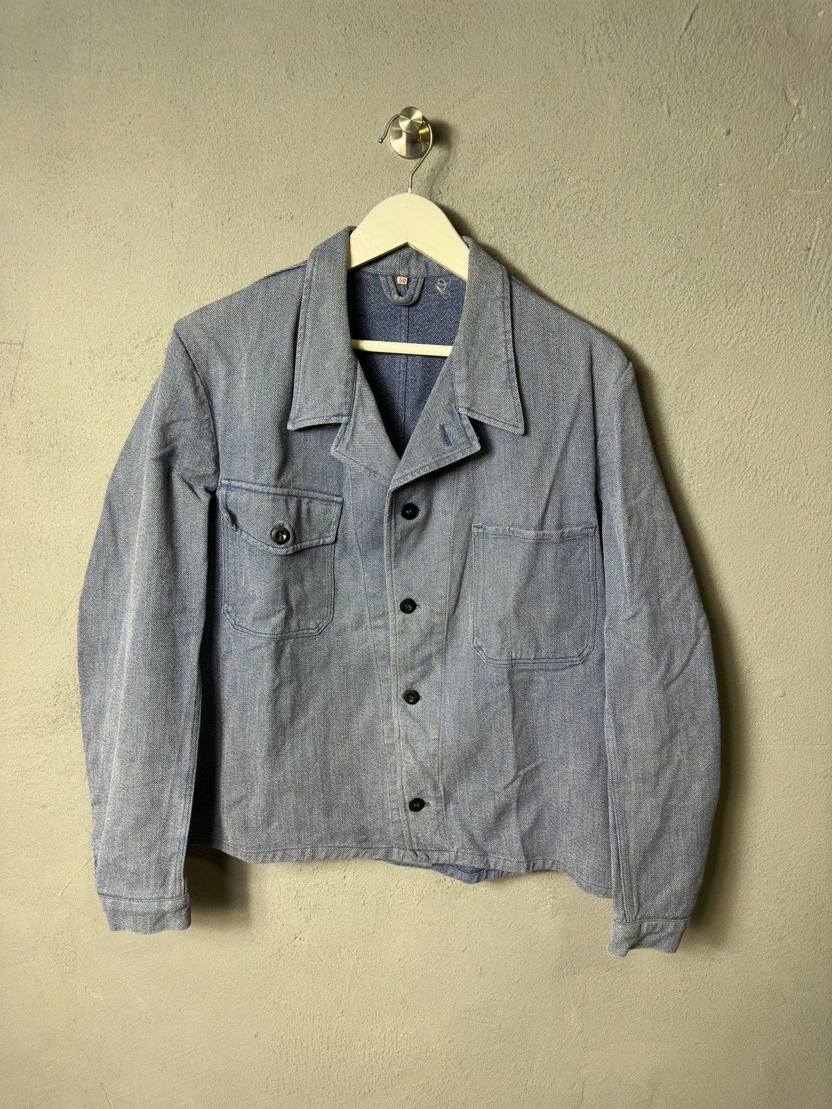 Le Laboureur × Vintage 80s Vintage Work Sanfor Jacket Size US M / EU 48-50 / 2 - 1 Thumbnail