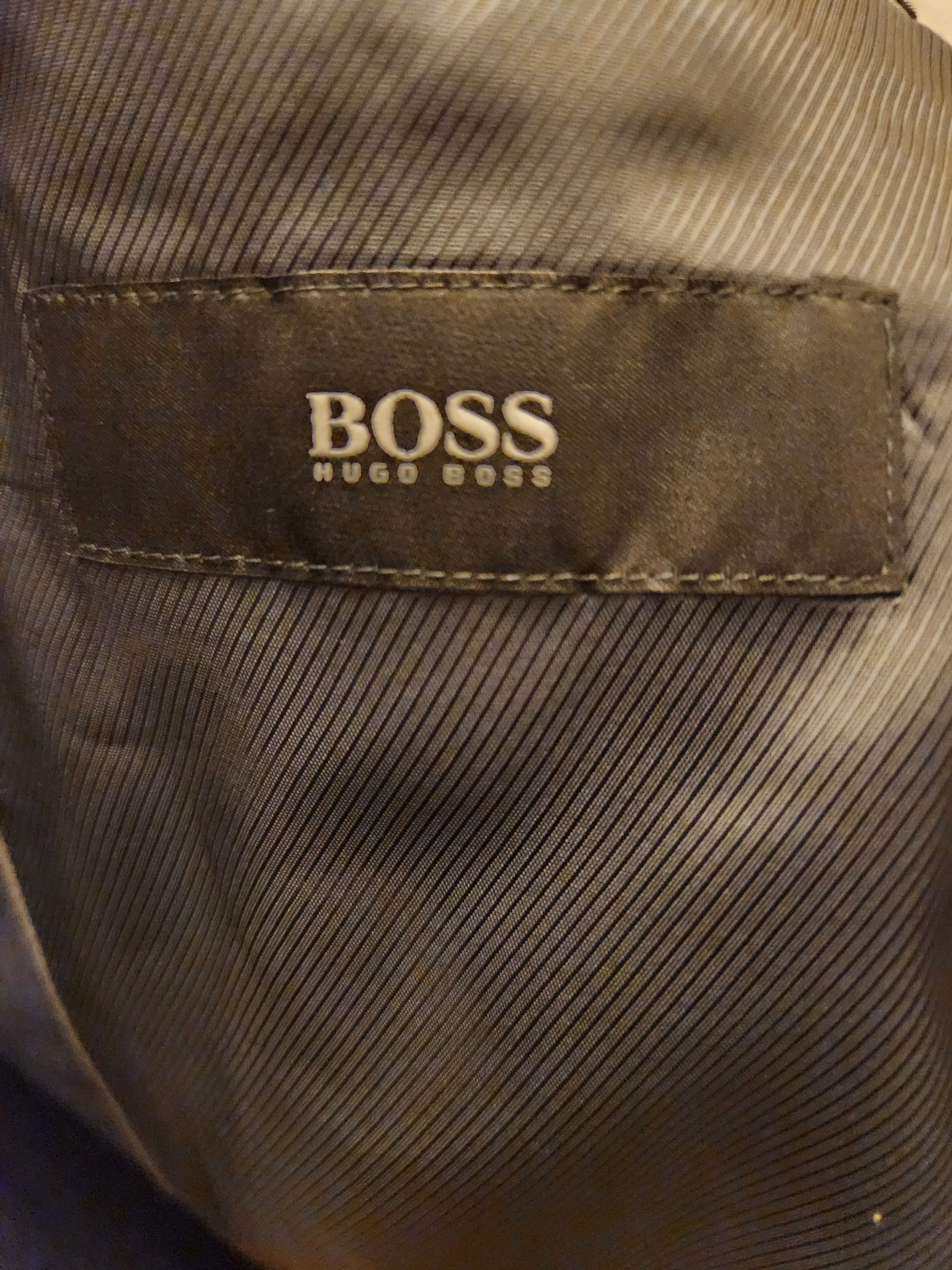 Hugo Boss NWOT The James5/Sharp7 Blue Pinstripe Suit Size 44R - 7 Thumbnail