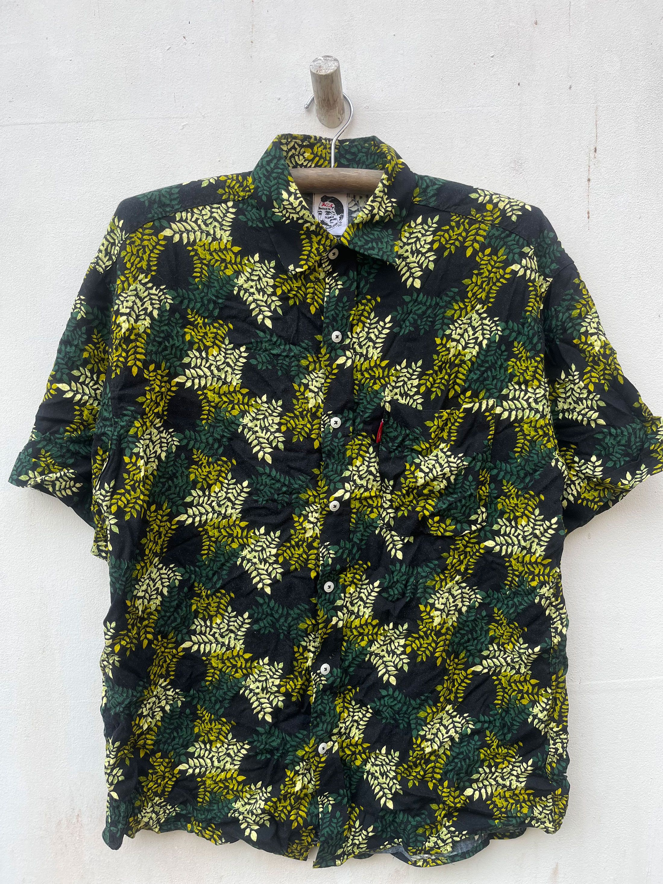 The Real McCoy's McCoy Industry Full Printed Short Sleeve Shirt Size US L / EU 52-54 / 3 - 1 Thumbnail
