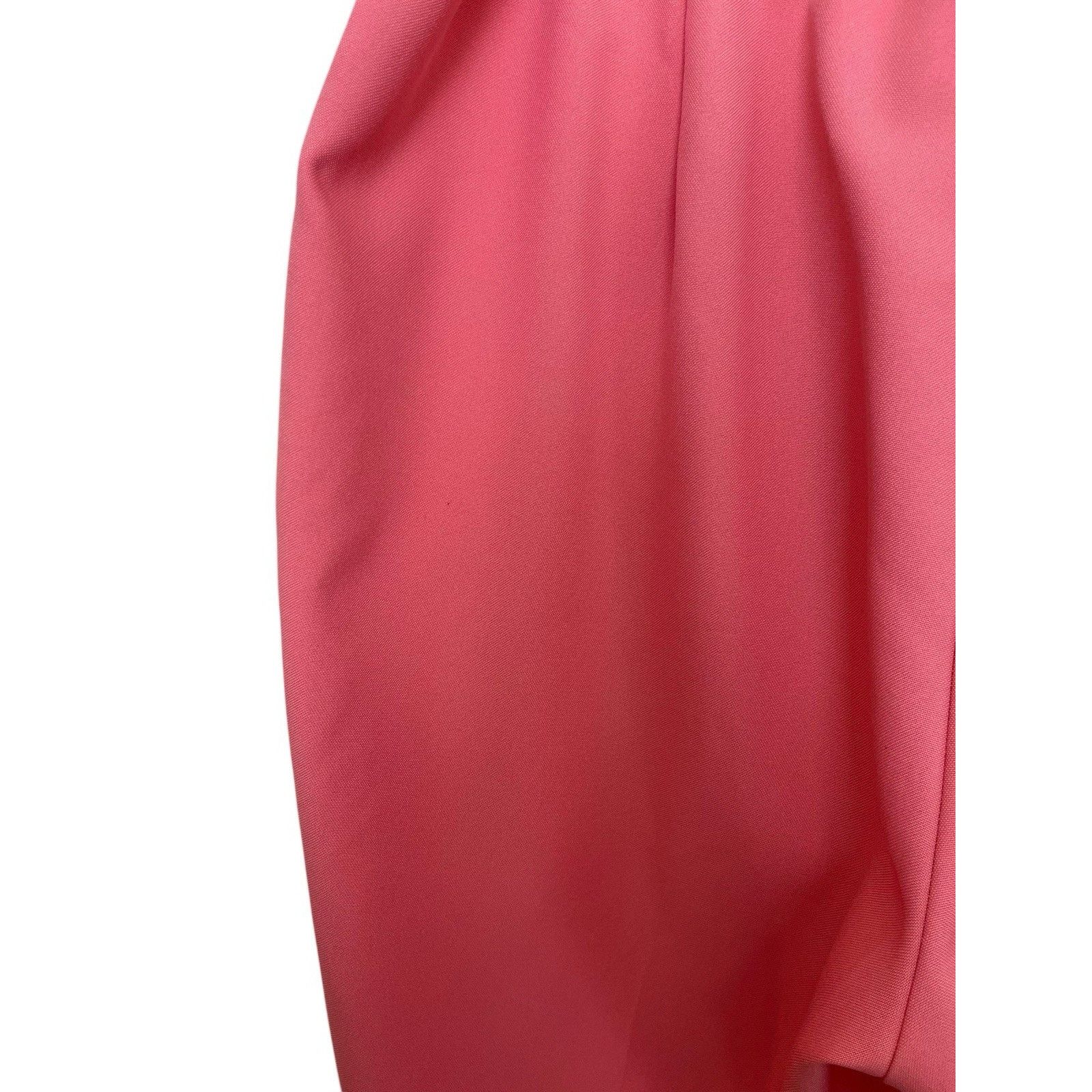 Vintage Bend Over | Coral Pink Elastic Waist Cropped Pants Vtg 28W Size 42" / US 20 - 4 Thumbnail