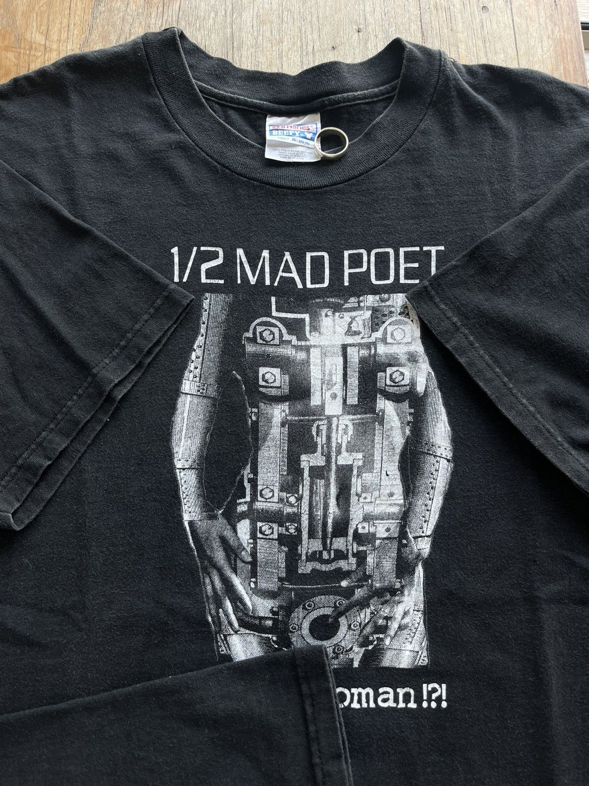 Band Tees × Vintage Vintage 1/2 MAD POET Ain’t i a Woman !?! Band 90’s Tshirt Size US XL / EU 56 / 4 - 6 Thumbnail