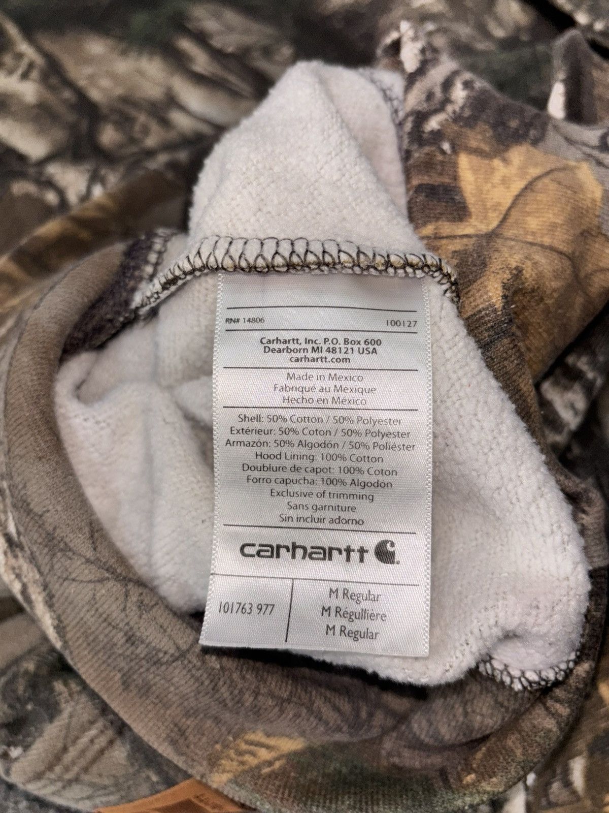 Carhartt Carhartt Realtree Camo Hooded Jacket Size US XXL / EU 58 / 5 - 7 Thumbnail