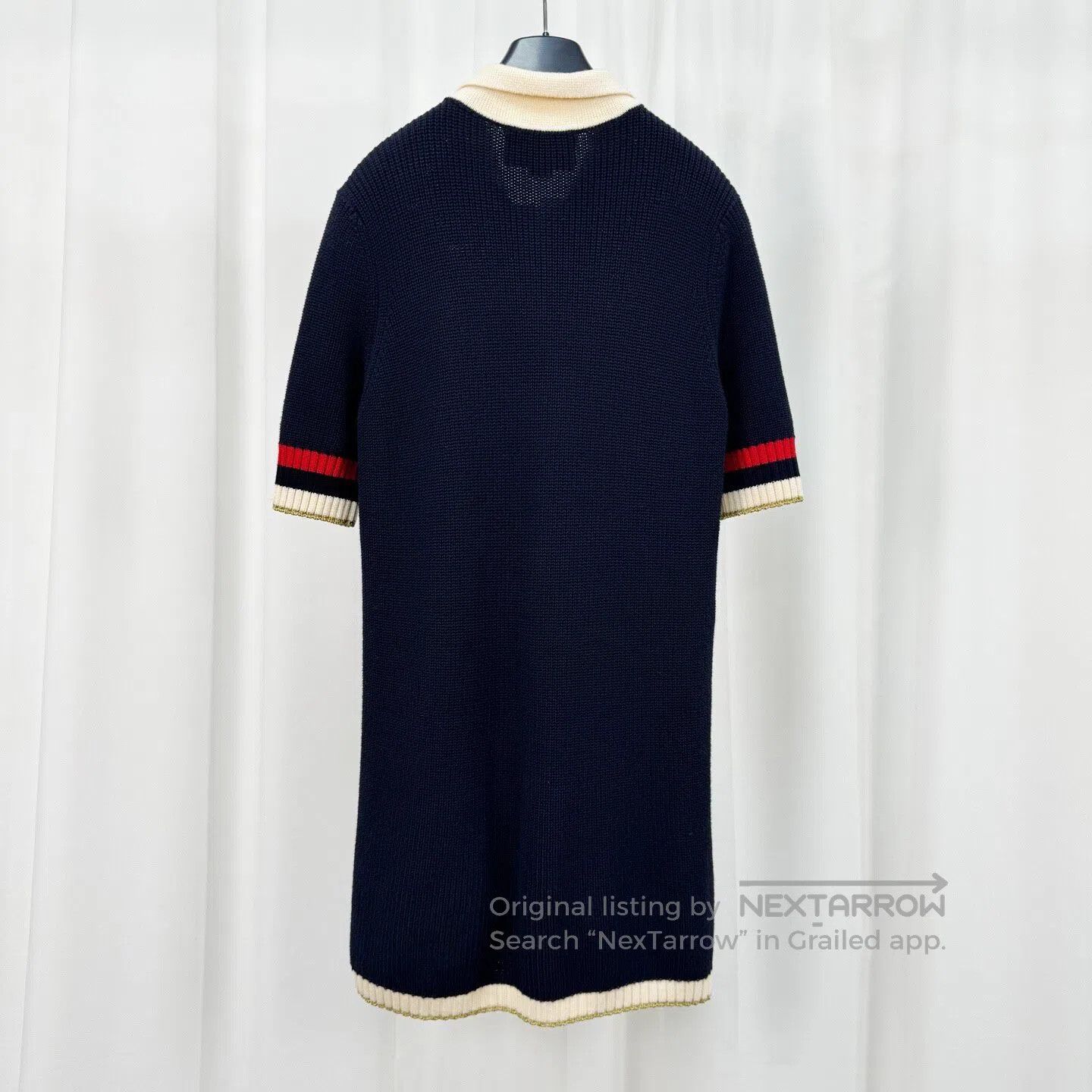 Gucci Guicci Wool Pearl Button Knit Dress| Size S / US 4 / IT 40 - 2 Thumbnail