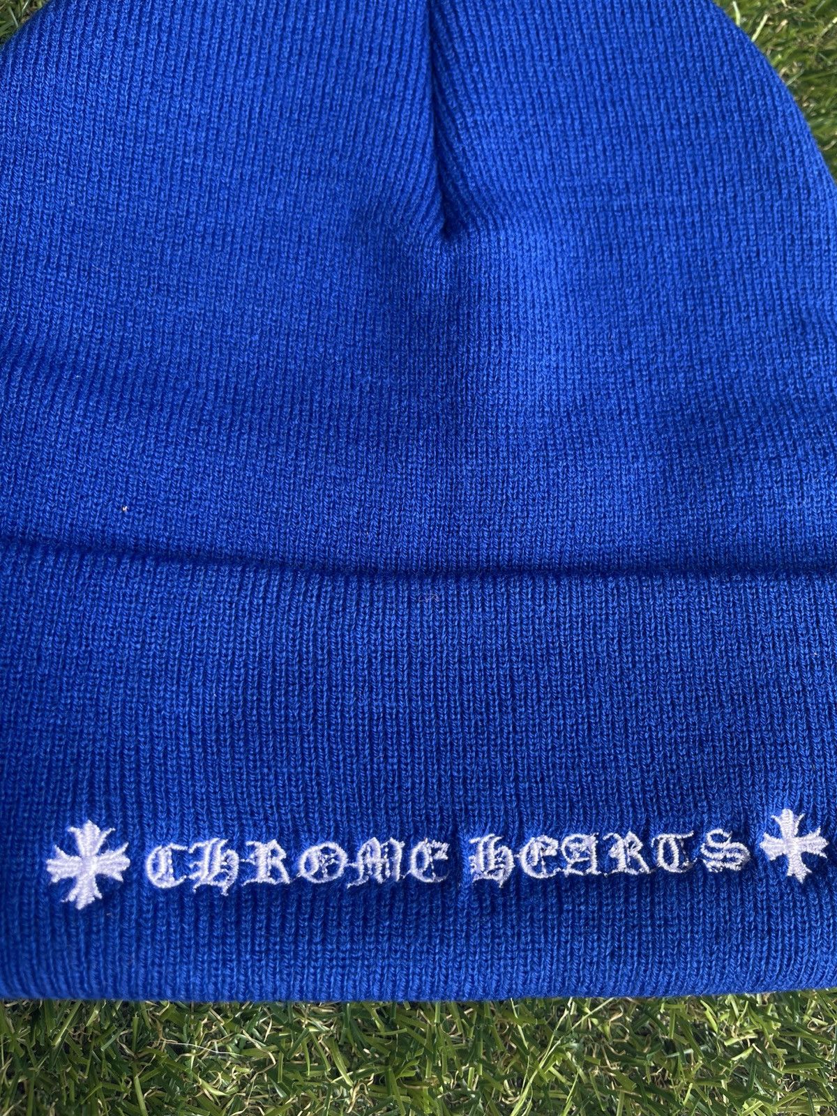 Chrome Hearts Brand New Royal Blue Chrome Hearts Beanie Size ONE SIZE - 4 Thumbnail