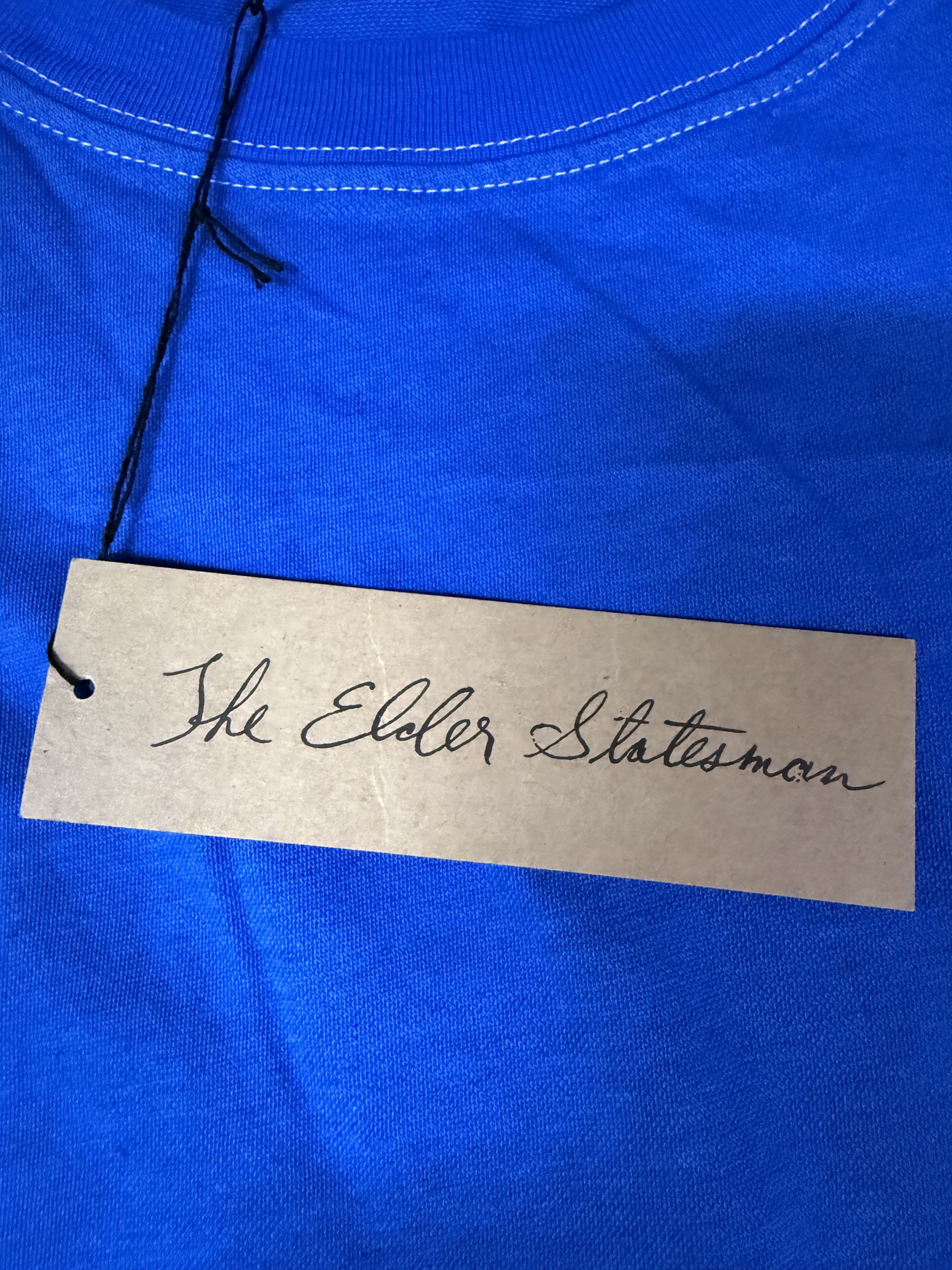 The Elder Statesman $495 The Elder Statesman Cashmere Cotton Blend T-Shirt Size US L / EU 52-54 / 3 - 3 Thumbnail
