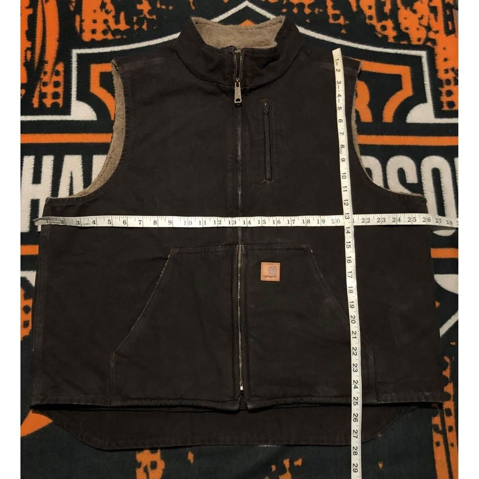 Carhartt VINTAGE Carhartt Vest XL Men Sherpa, Metal Zipper Size US XL / EU 56 / 4 - 8 Thumbnail