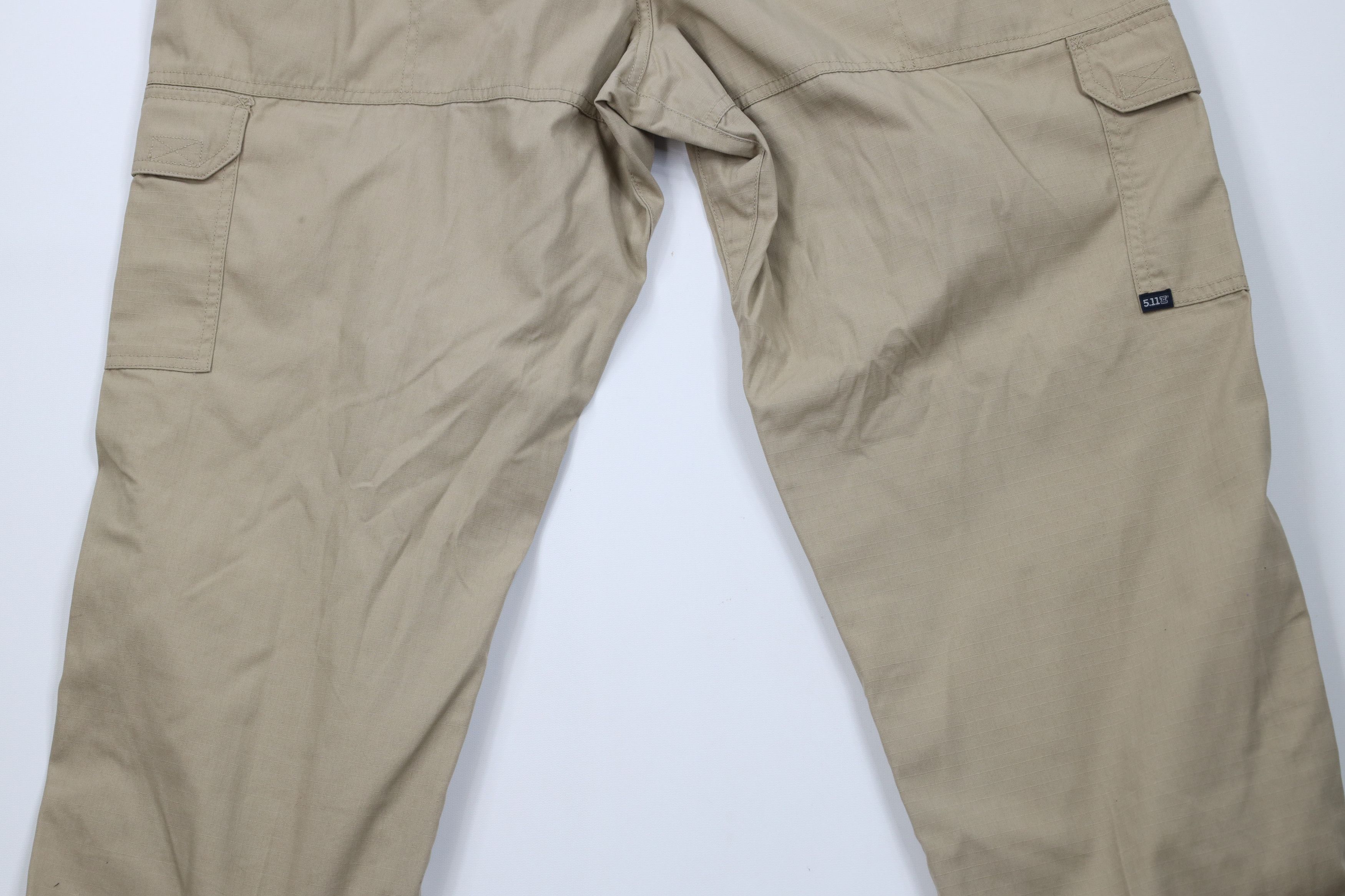 Vintage 5.11 Tactical Series Taclite Pro Ripstop Cargo Pants Beige Size US 40 / EU 56 - 11 Thumbnail