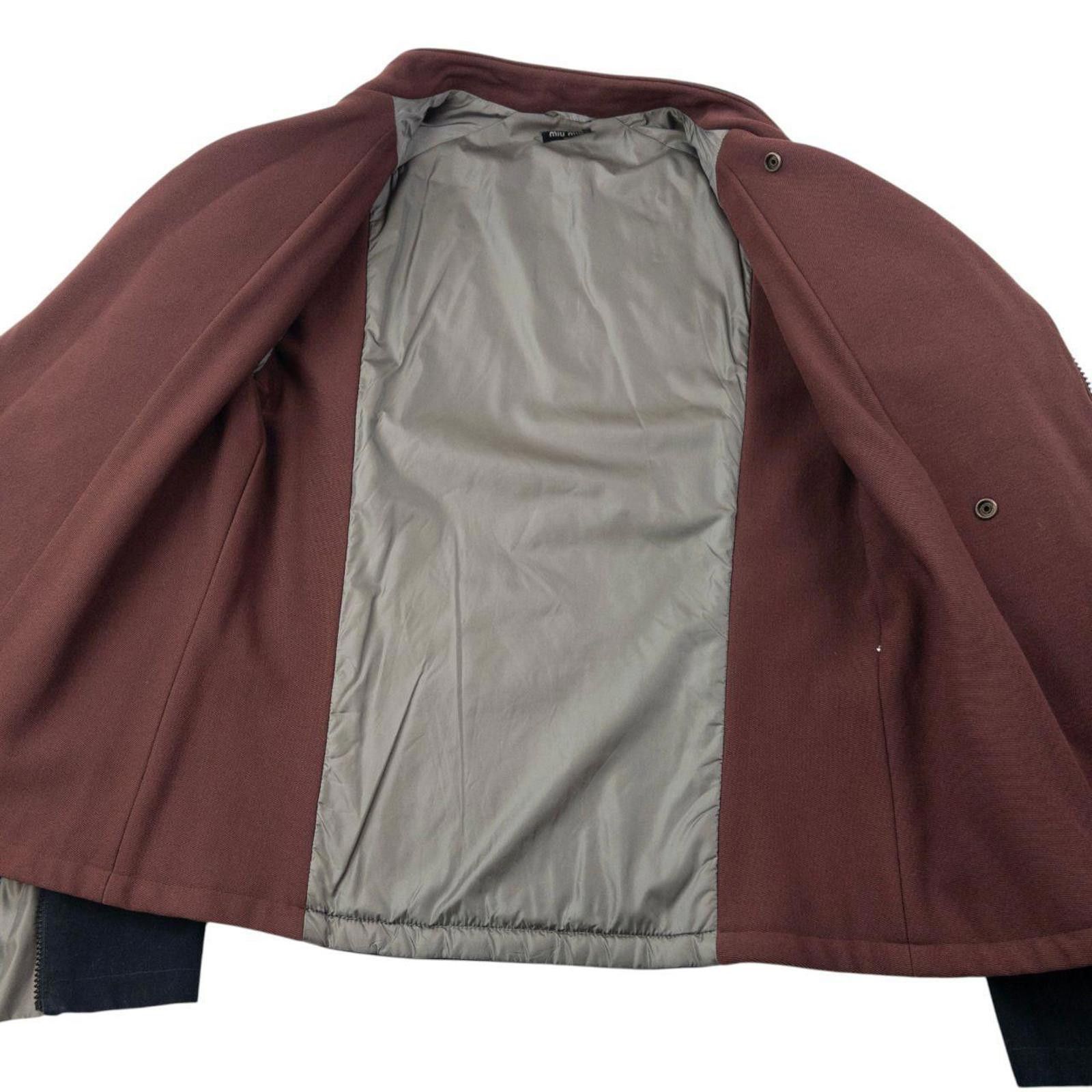 Miu Miu Vintage 1999 Miu Miu Asymmetric Zip Jacket Size M Size US M / EU 48-50 / 2 - 5 Thumbnail