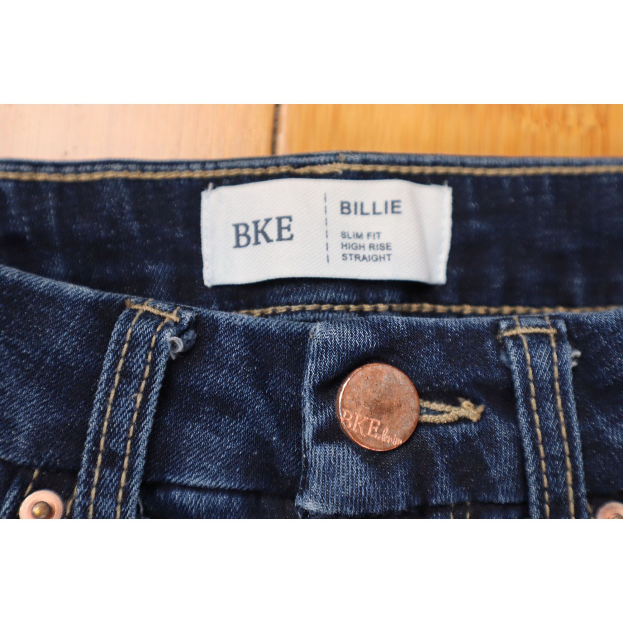 BKE BKE Billie Slim-Fit High‑Rise Jeans – Size 26 × 32 (Studio H Size 26" / US 2 / IT 38 - 4 Thumbnail