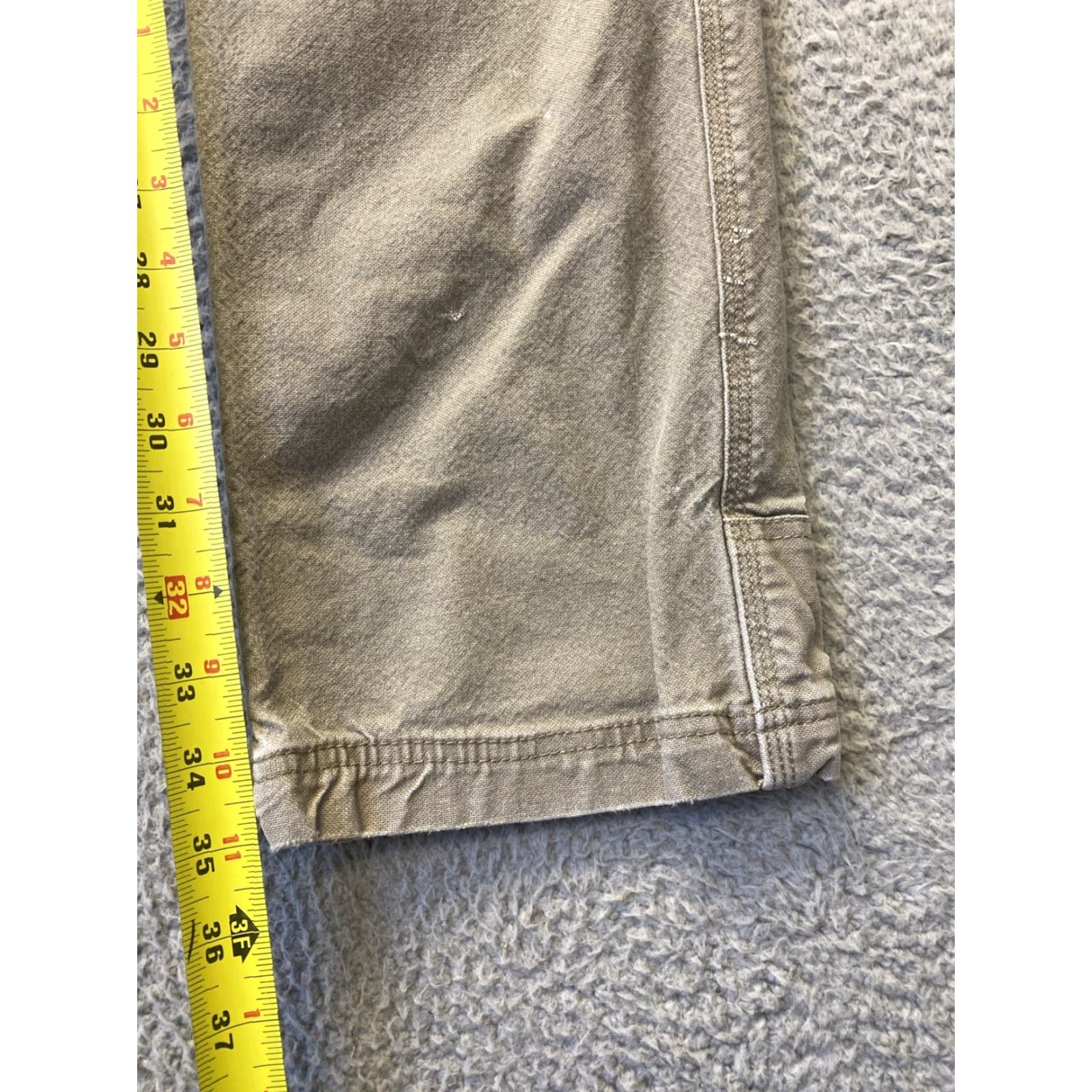 Vintage VINTAGE Hammer Drill Canvas Carpenter Work Pants Men 32 Waist Mid Rise Straight Leg Sand Cotton Durable Workwear Size US 32 / EU 48 - 6 Thumbnail