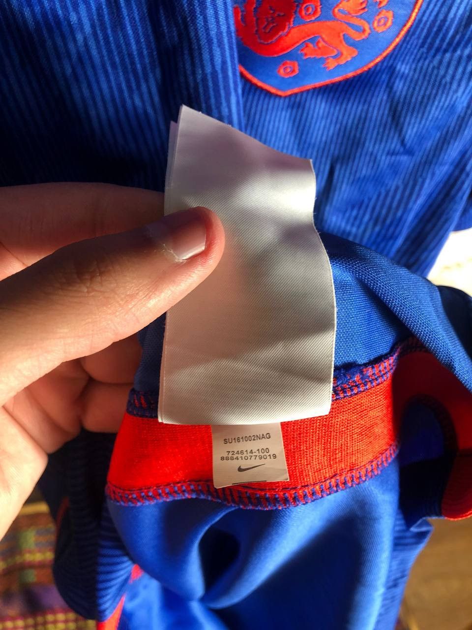 Nike VINTAGE NIKE ENGLAND RETRO SOCCER JERSEY MANCHESTER Y2K 90s Size US L / EU 52-54 / 3 - 7 Thumbnail