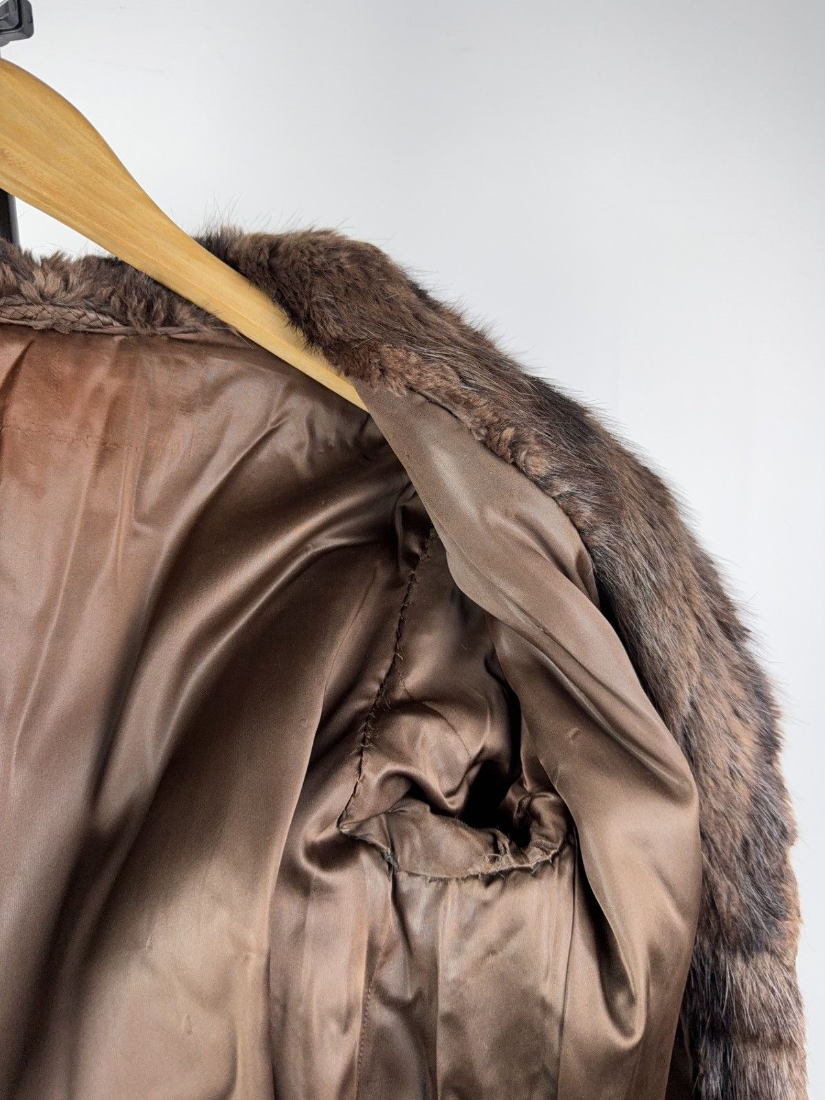 Japanese Brand Vintage Real Mink Fur Coat Brown Classic Long Jacket Size M / US 6-8 / IT 42-44 - 12 Thumbnail