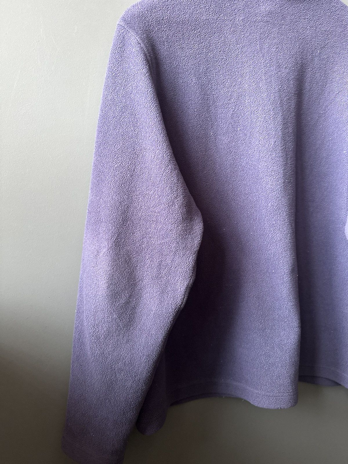 L.L. Bean Vintage L.L.Bean Women’s Purple Fleece Button Jacket Pockets Size L / US 10 / IT 46 - 5 Thumbnail