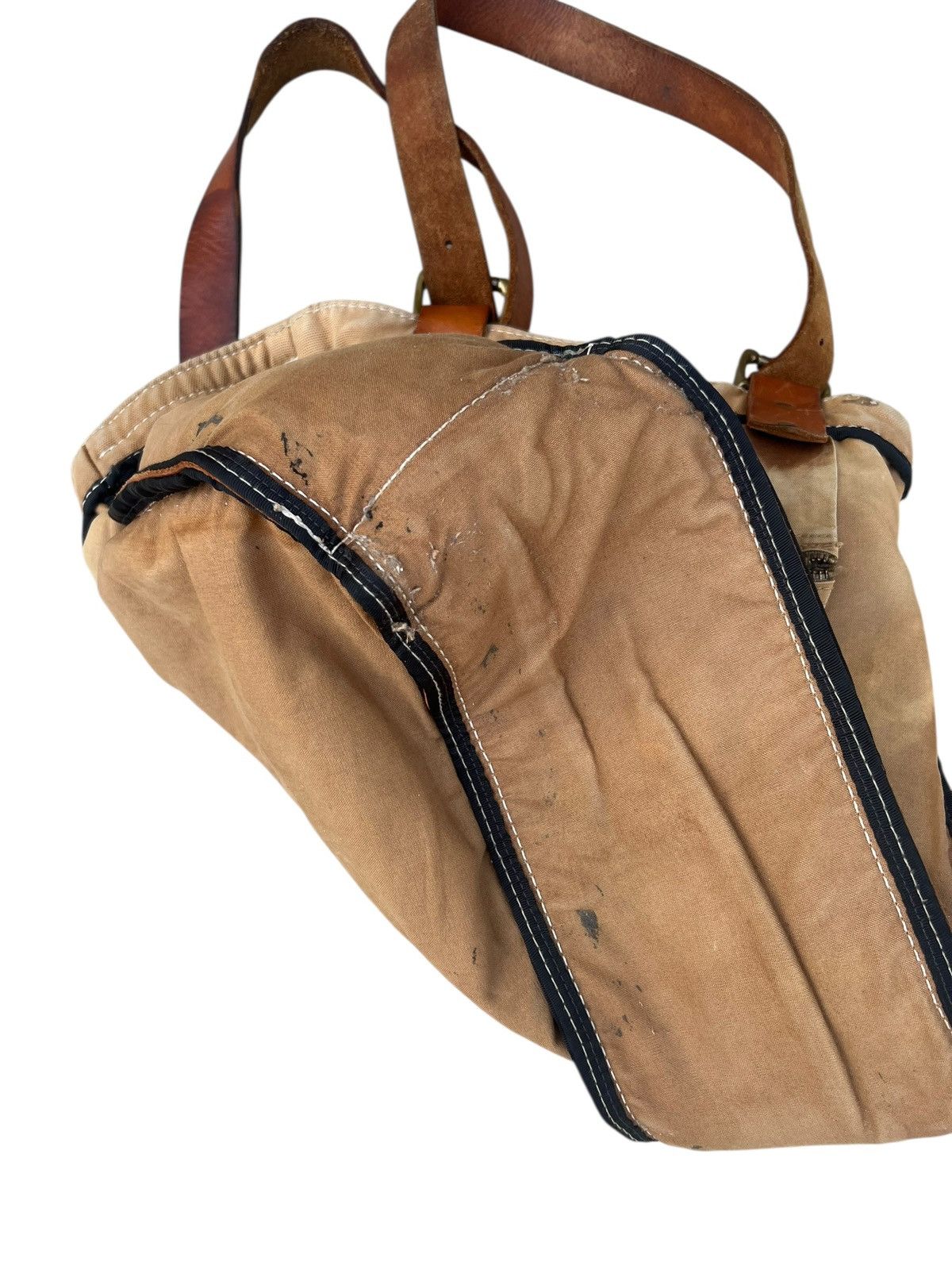 Bronson MFG. CO. Vintage Bronson Leather Distressed Heavy Leather Tote Bag Size ONE SIZE - 16 Thumbnail