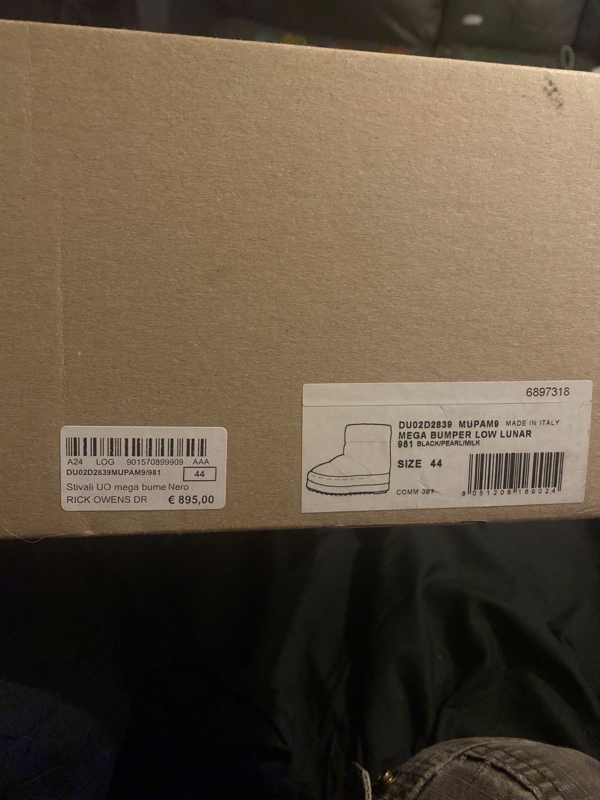 Rick Owens Rick Owens Mega Bumper Lunar Boots Size US 11 / EU 44 - 10 Thumbnail