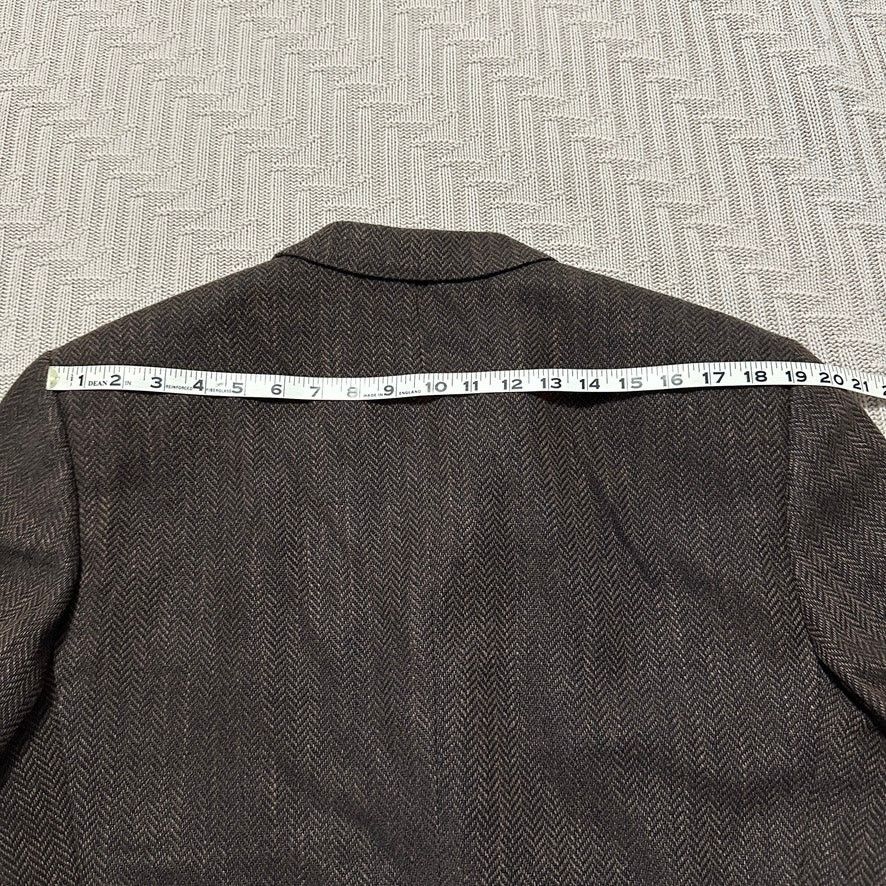 Ermenegildo Zegna Zegna brown silk and wool three button blazer size 46R Size 46R - 10 Thumbnail