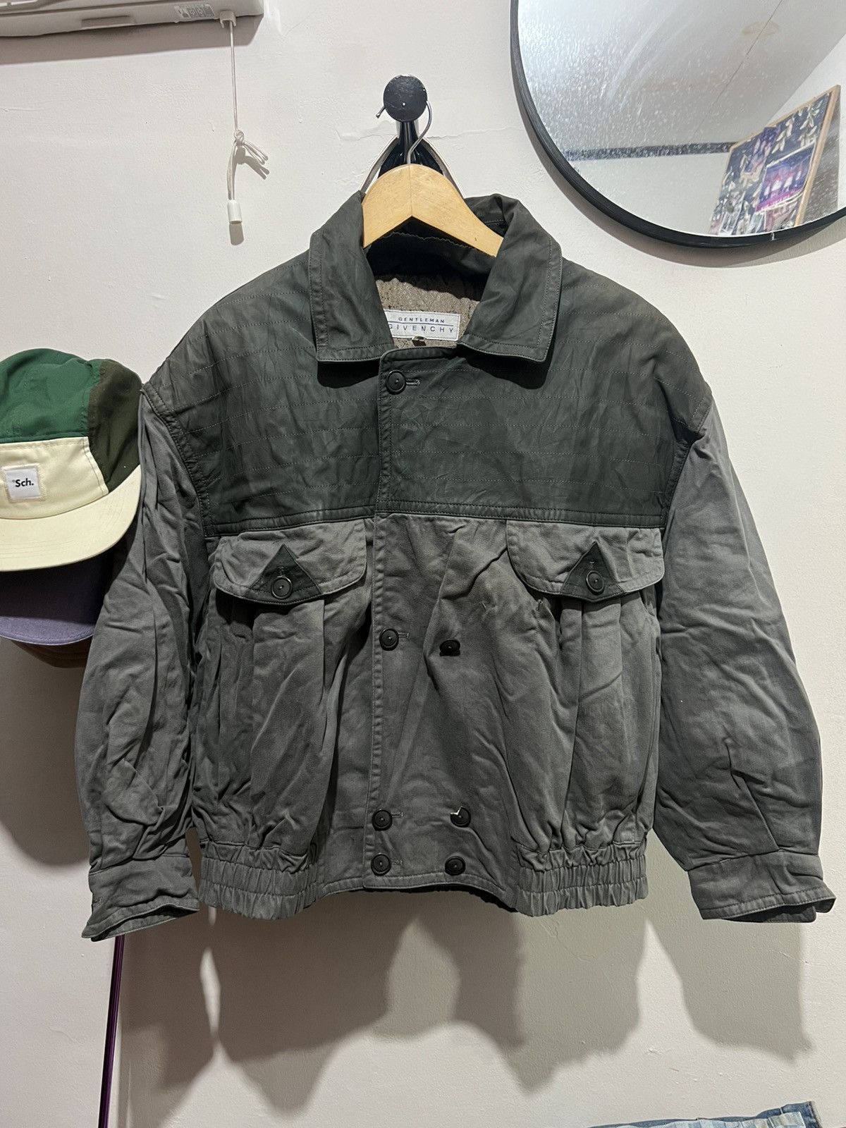 Fashion Victim × Givenchy 90s Givenchy Bomber Jacket Vintage Size US XL / EU 56 / 4 - 10 Thumbnail