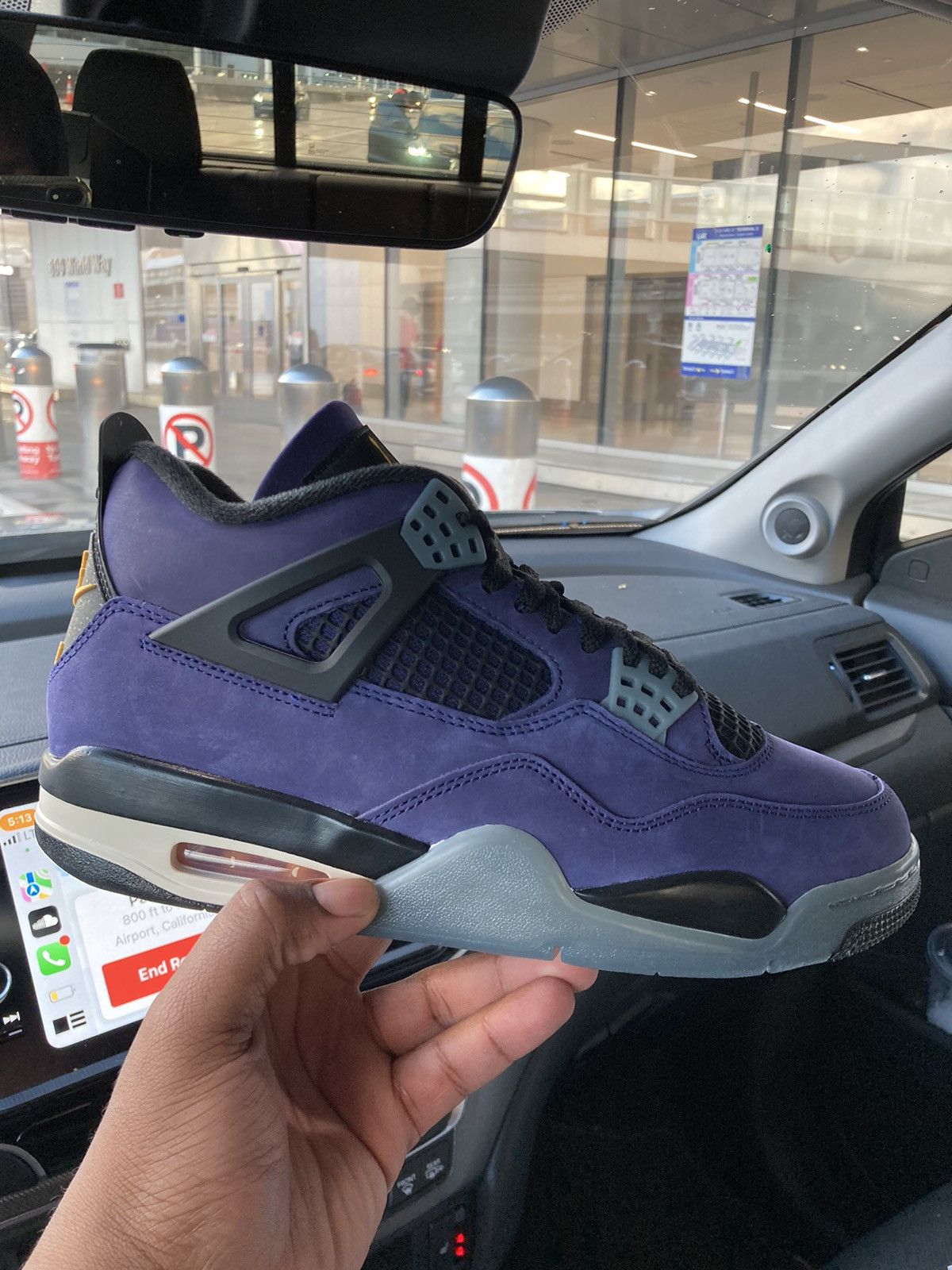Jordan Brand Jordan 4 laker Size US 10.5 / EU 43-44 - 2 Thumbnail
